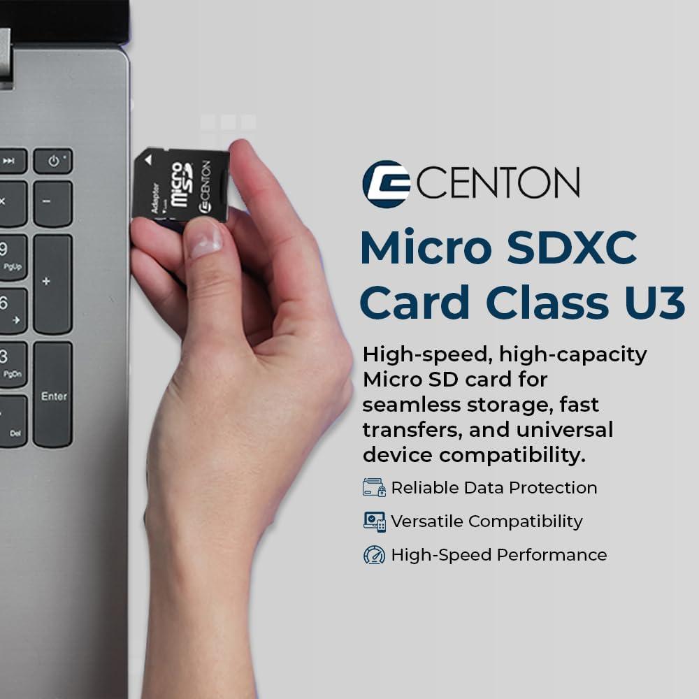 Tarjeta Micro SDXC Centon 256GB UHS-I Clase U3