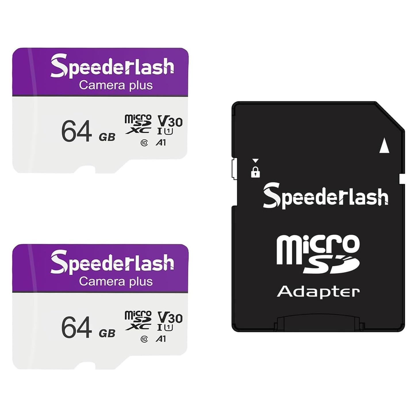 Tarjeta Micro SDXC 64GB Speederlash UHS-I V30 A1 90MB/s