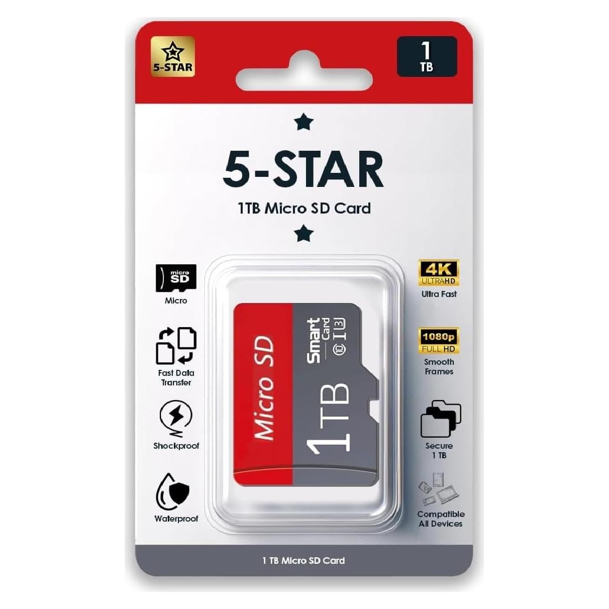 Tarjeta Micro SD 1TB Clase 10 Genérico - Alta Velocidad