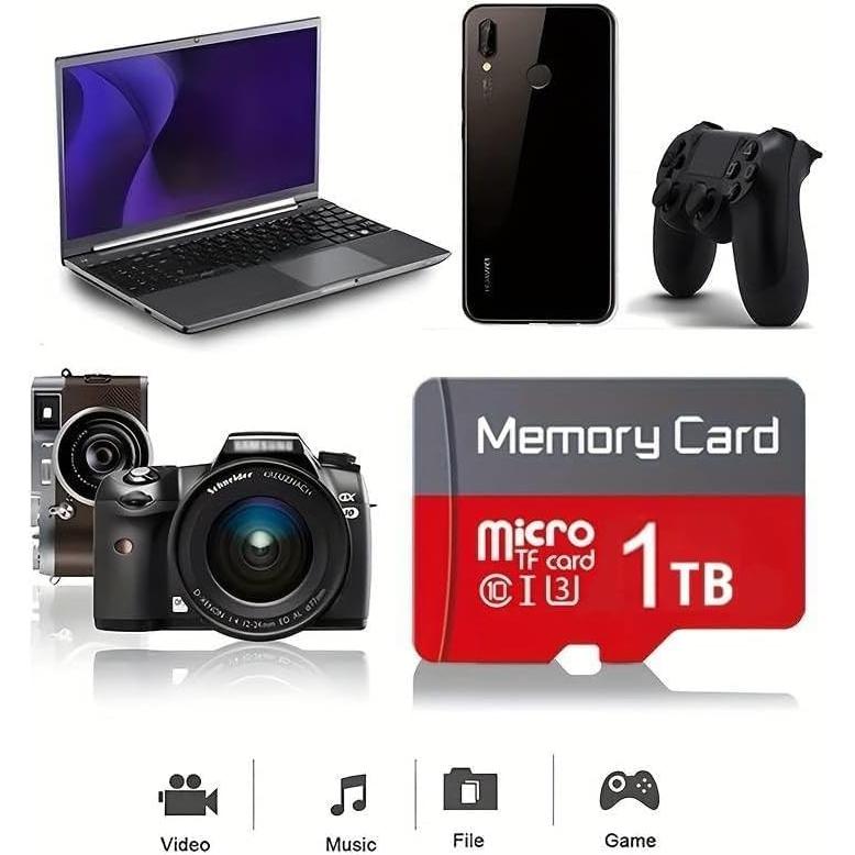 Tarjeta Micro SD 1TB Clase 10 Genérico - Alta Velocidad
