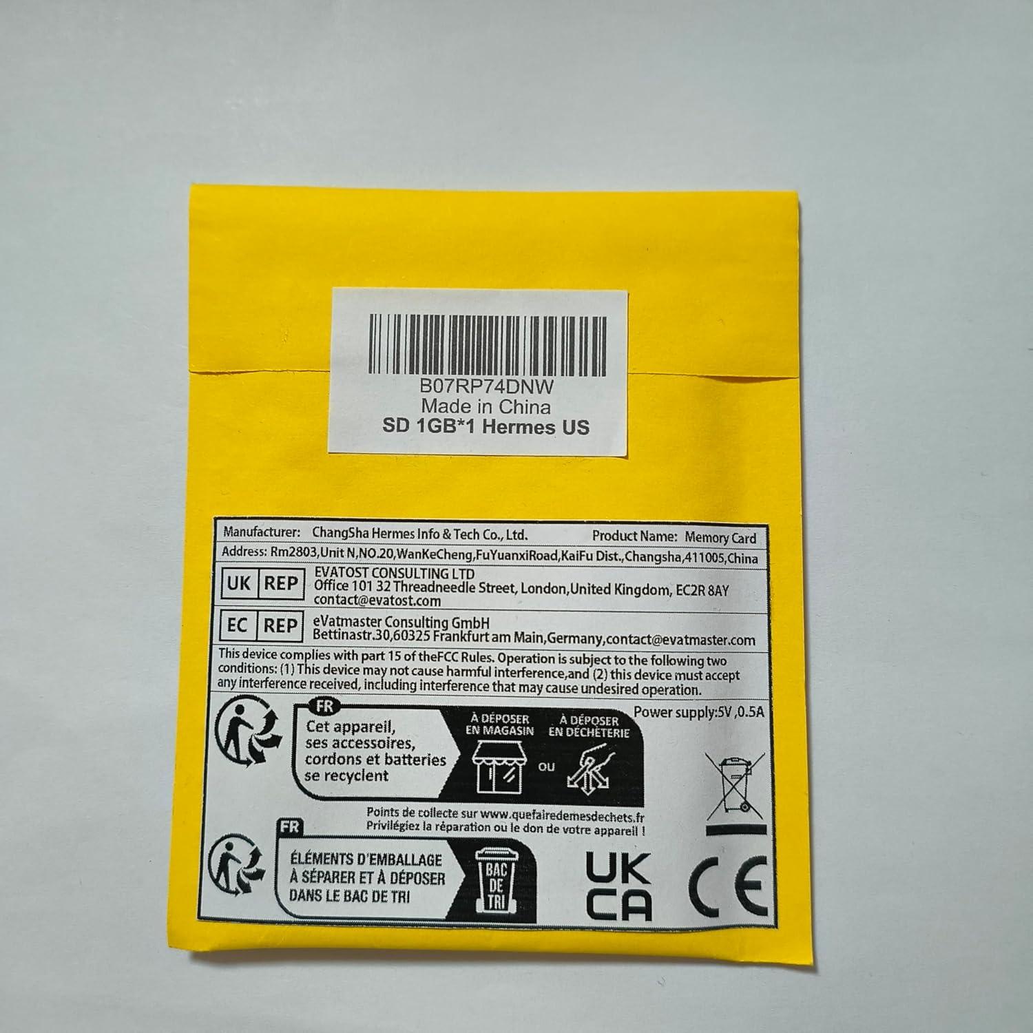 Tarjeta de Memoria SD 1GB Cloudisk Clase 4 para Dispositivos Antiguos