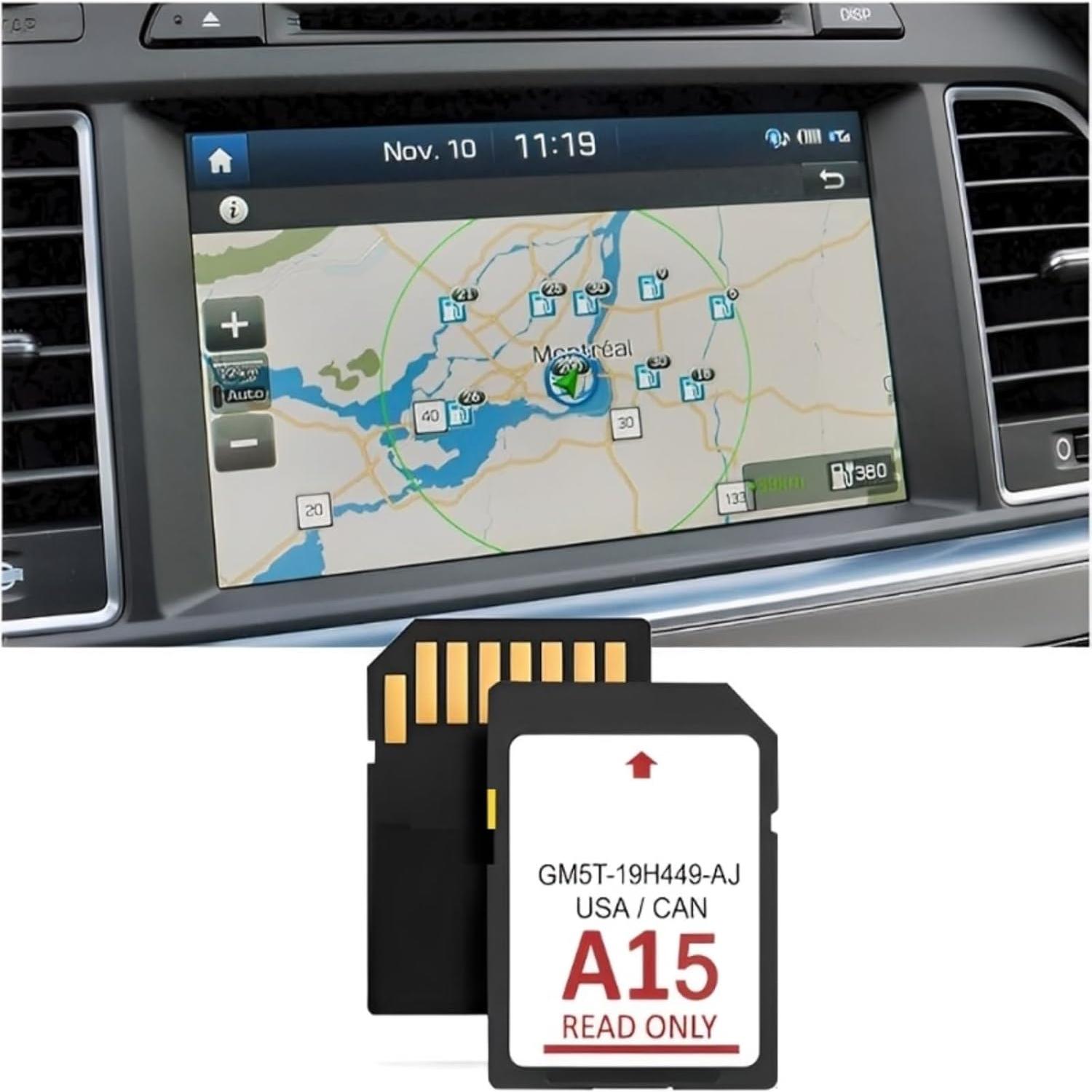 Tarjeta de Memoria Navegación A15 Ford Lincoln Sync Mapas