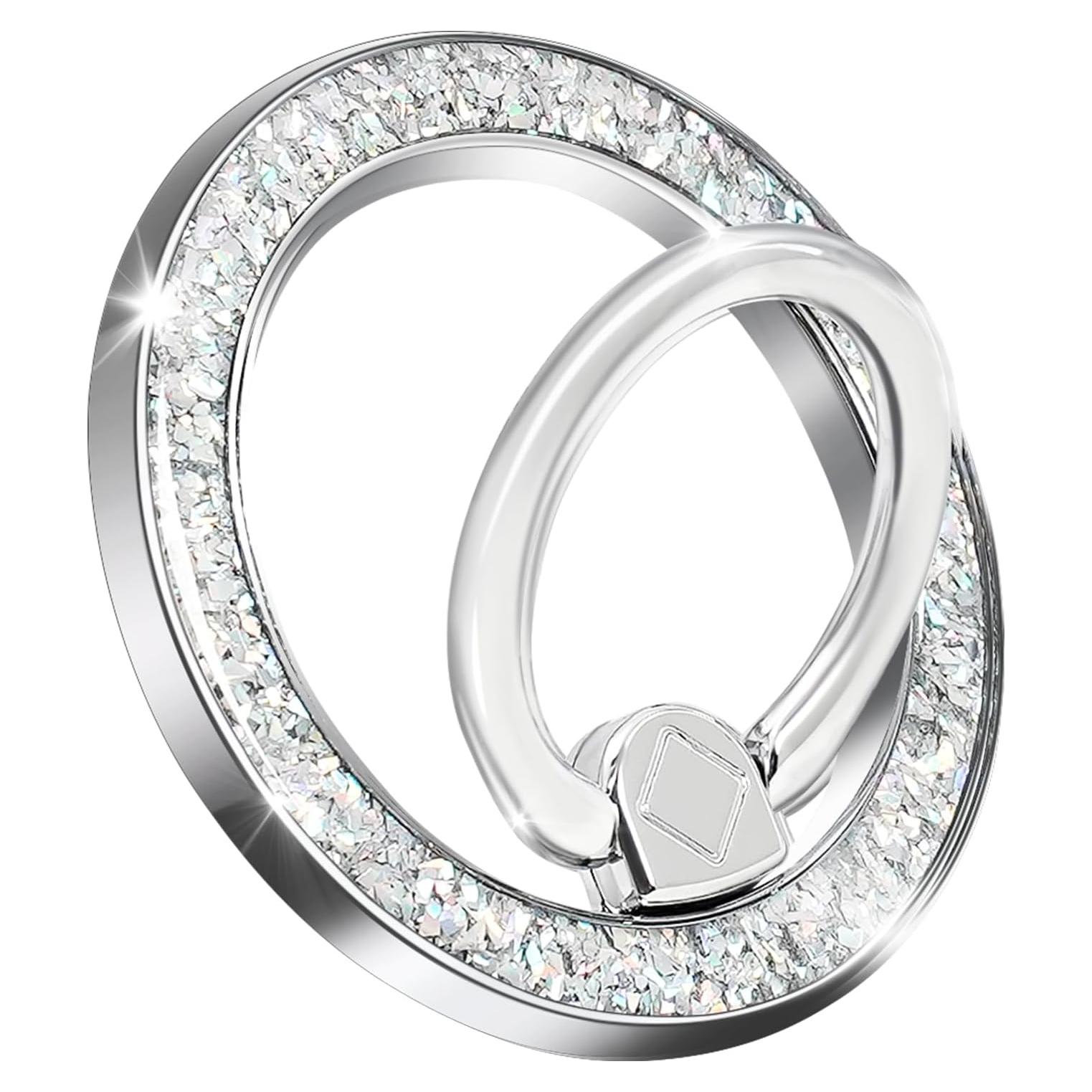 Anillo Magnético Soporte para Teléfono MENTINS MagSafe Plata