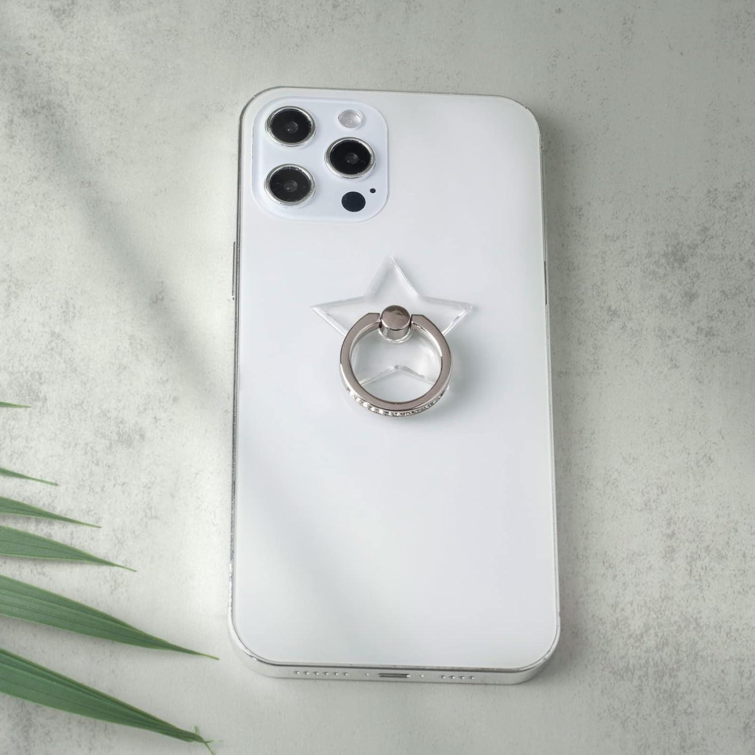 Soporte para anillo de teléfono Wansurs, 2 Pack, ajustable 360°