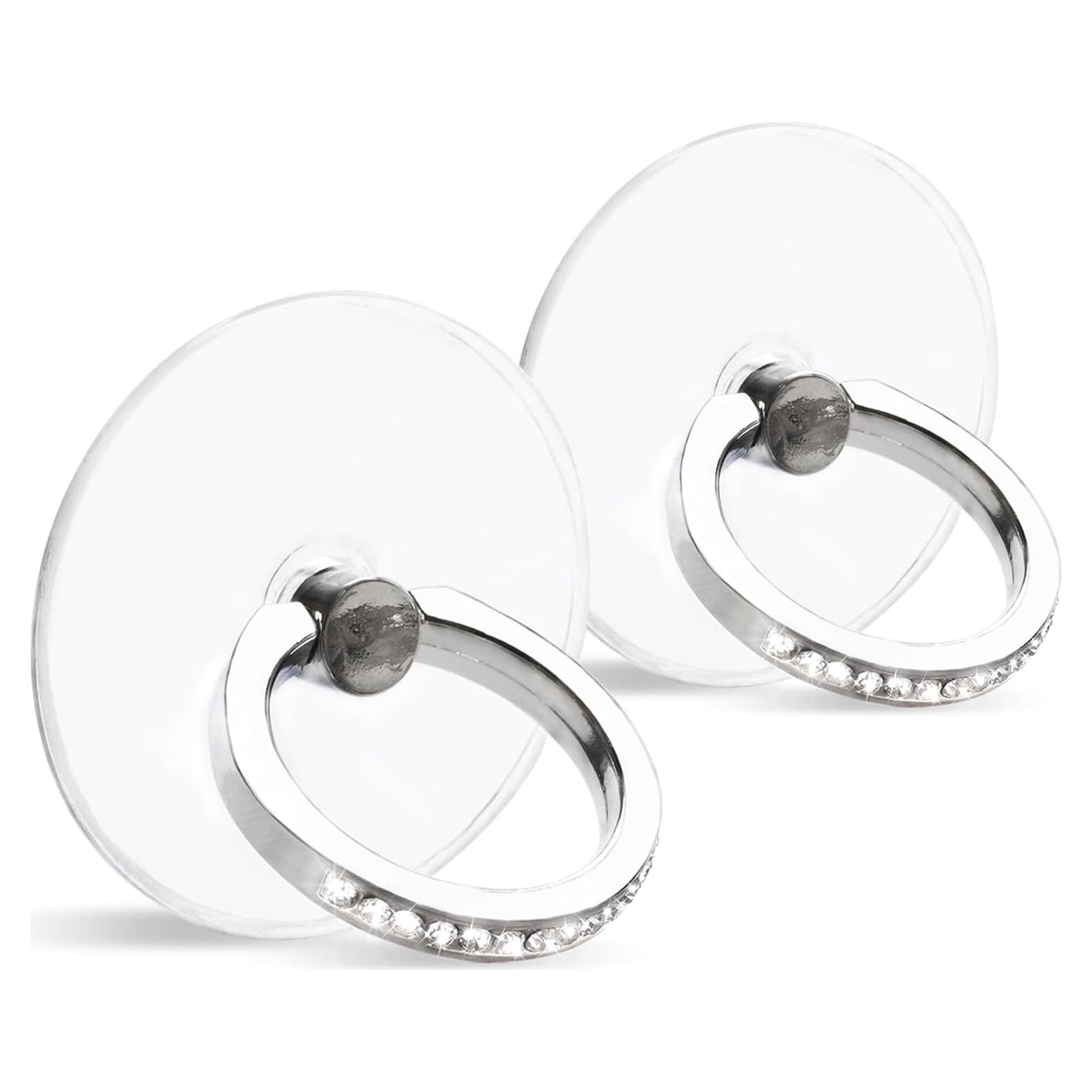 Soporte para anillo de teléfono Wansurs redondo ajustable 360°