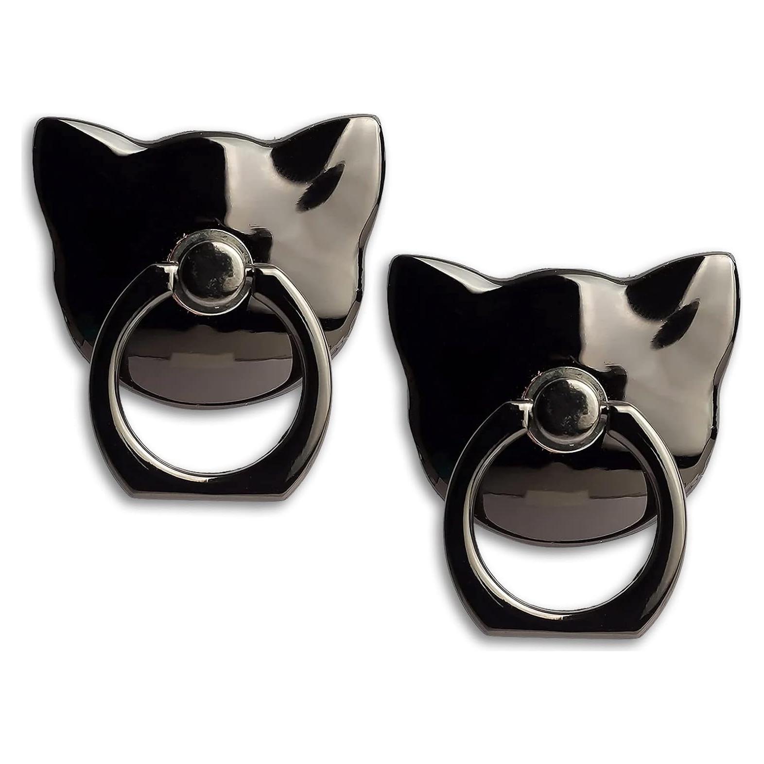 Soporte de Anillo para Teléfono Móvil Wansurs Negro 2 Paquetes