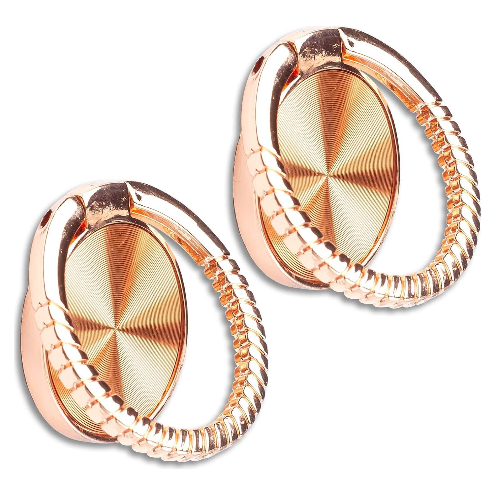 Soporte de Anillo para Teléfono Wansurs 2 Paquetes 360° Dorado Rosa