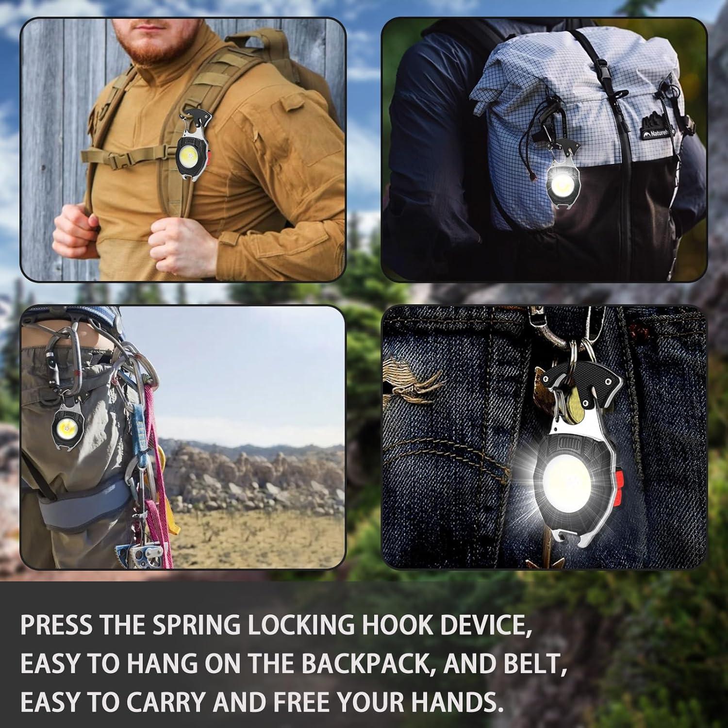 Linterna de Trabajo COB CHICES 1600 Lúmenes 7 Modos 2 Pcs