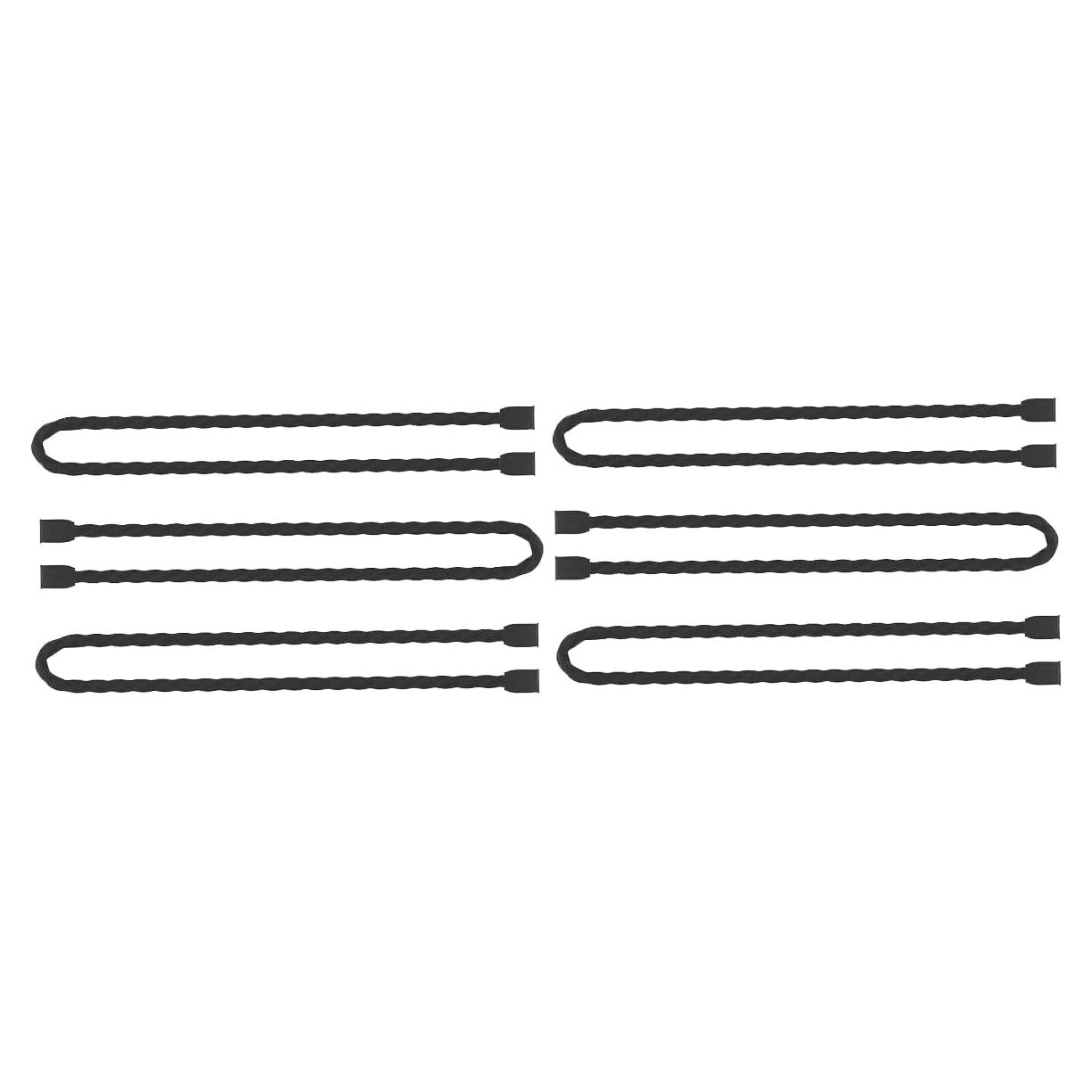 Ties de Silicona Reutilizables Genérico 30.48cm 6pk Negro