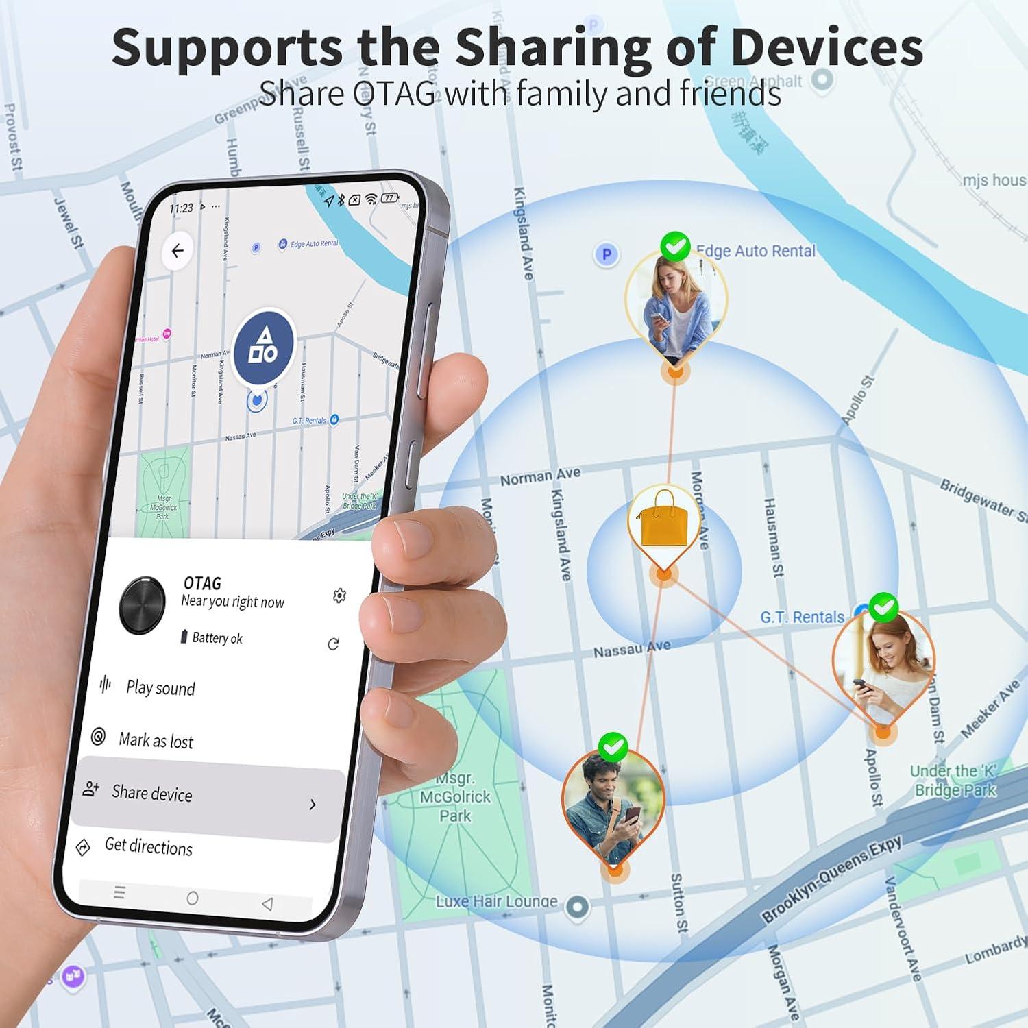 Etiqueta de Rastreo Bluetooth Android - 4 Unidades F8