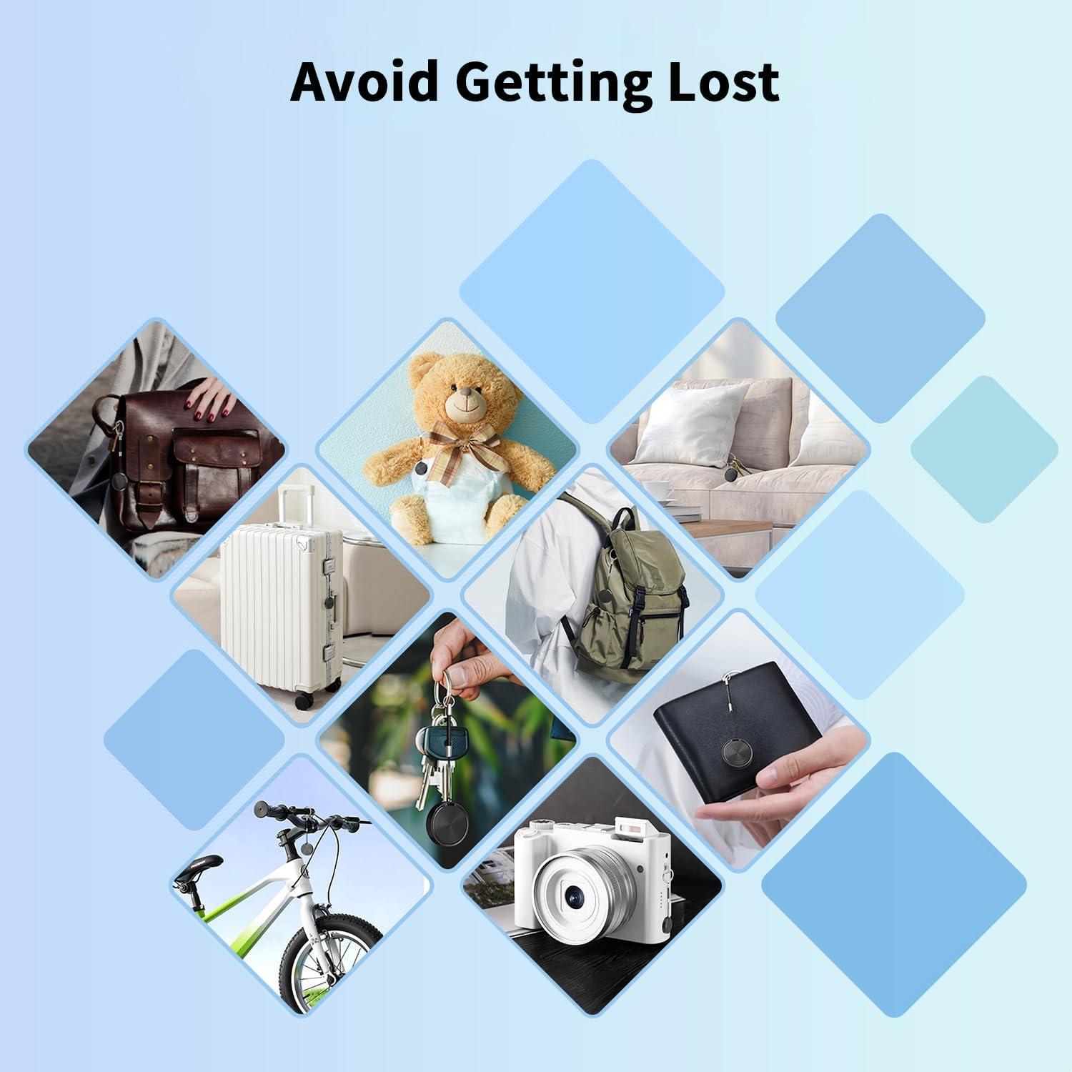 Etiqueta de Rastreo Bluetooth Android - 4 Unidades F8