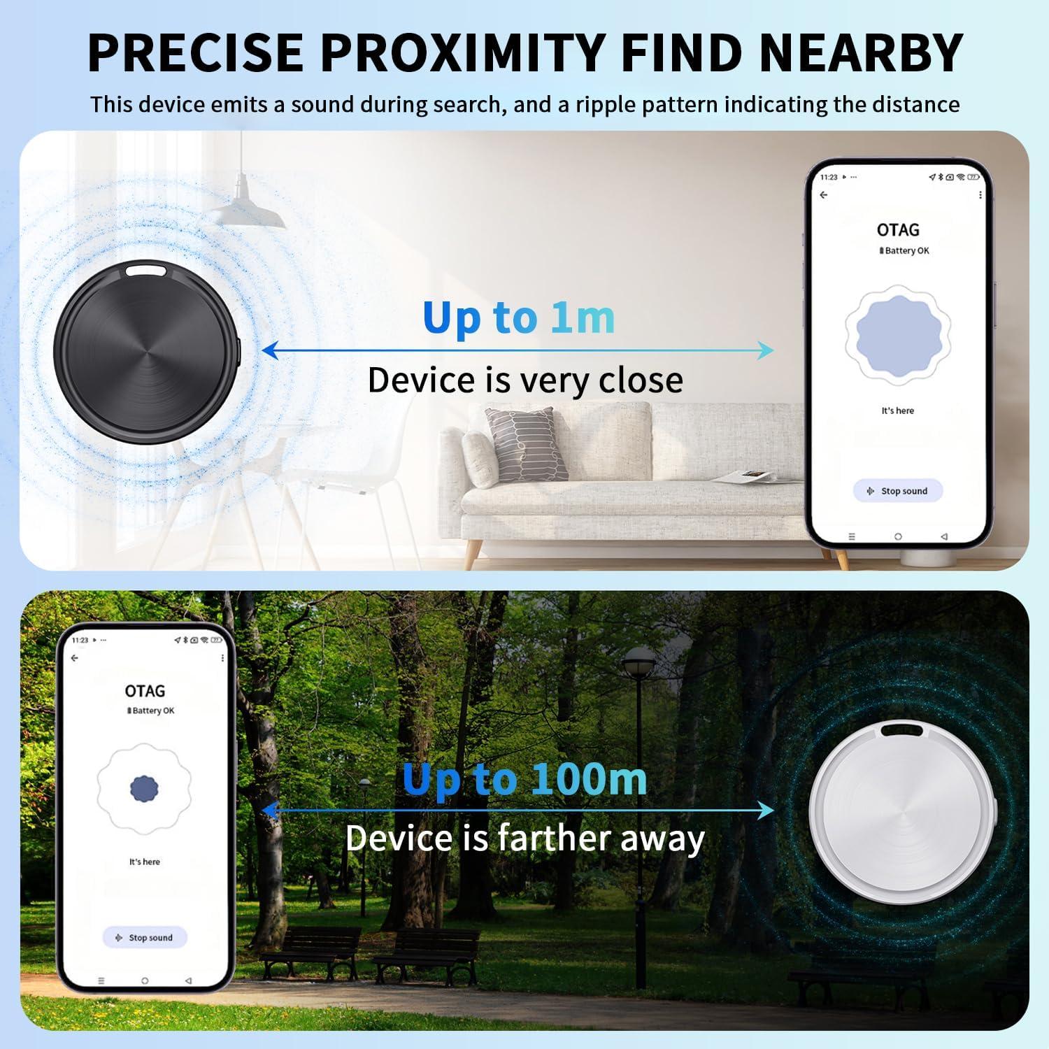 Etiqueta de Rastreo Bluetooth Android - 4 Unidades F8