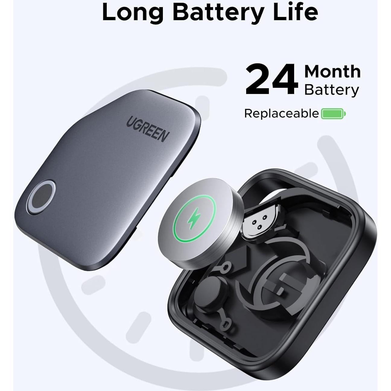 Etiquetas de Rastreo UGREEN FineTrack 4 Pcs Bluetooth iOS