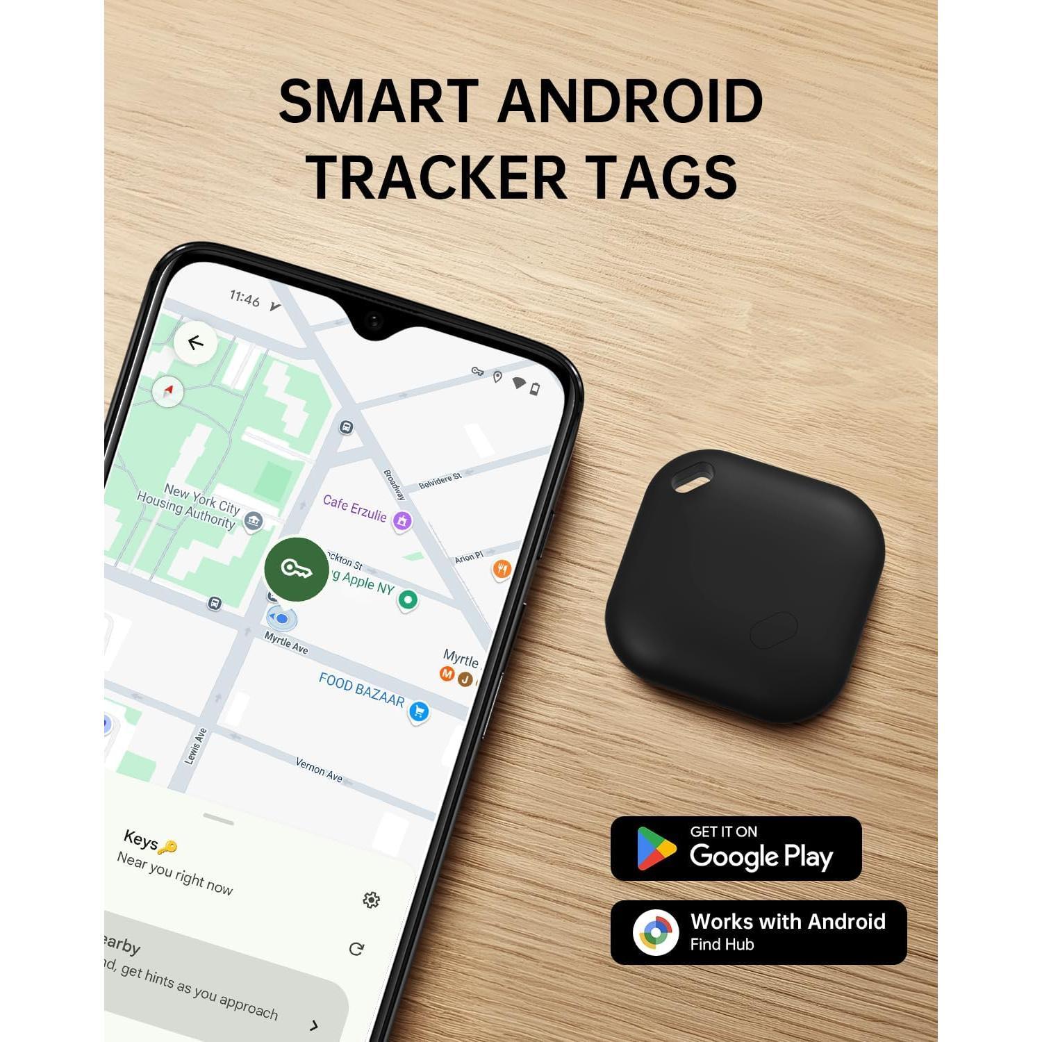 Etiquetas Bluetooth Pepisk Air Tracker para Android - 4 Piezas