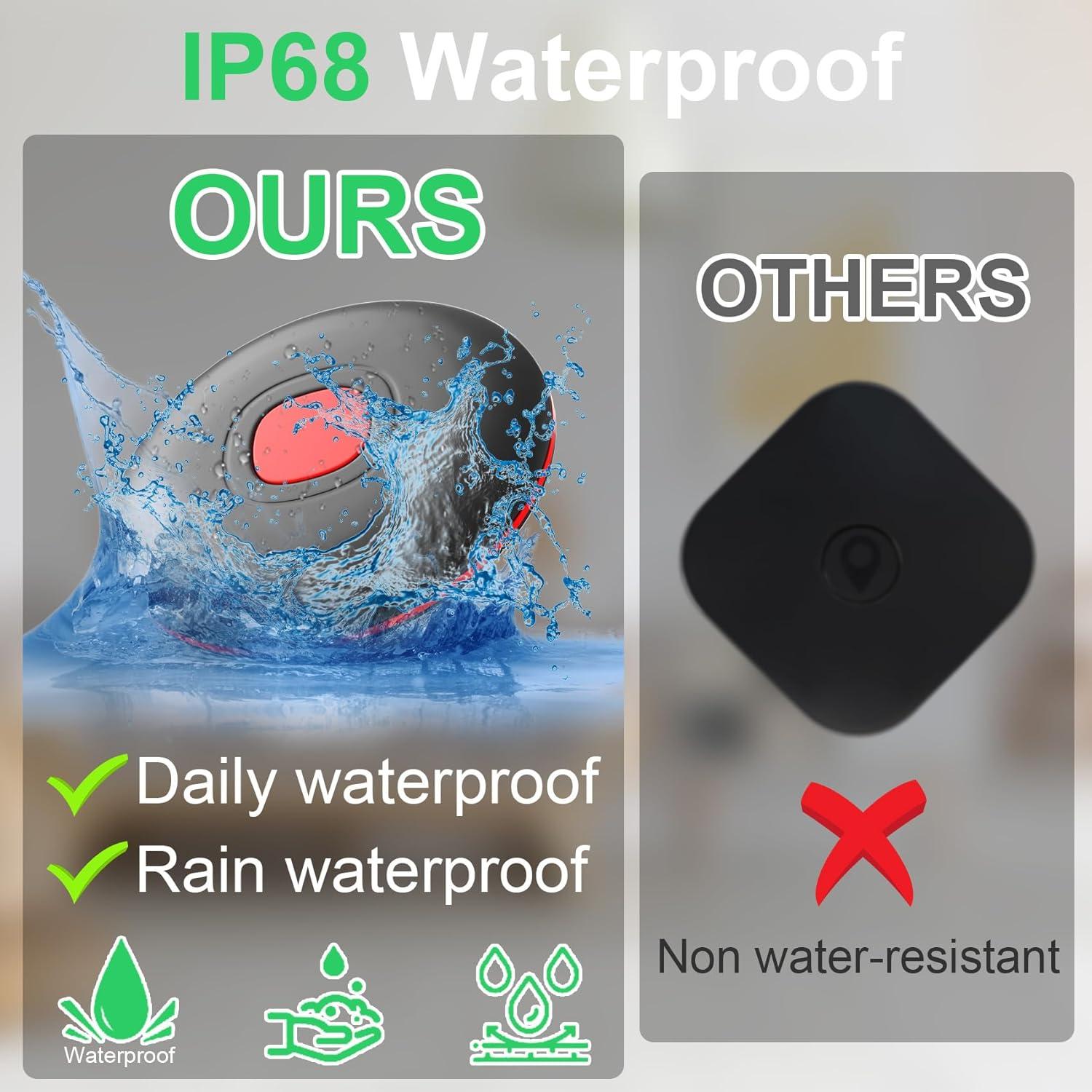 Etiquetas de Seguimiento Bluetooth Fortunepro W Tag - Paquete de 4, Impermeables, iOS/Android