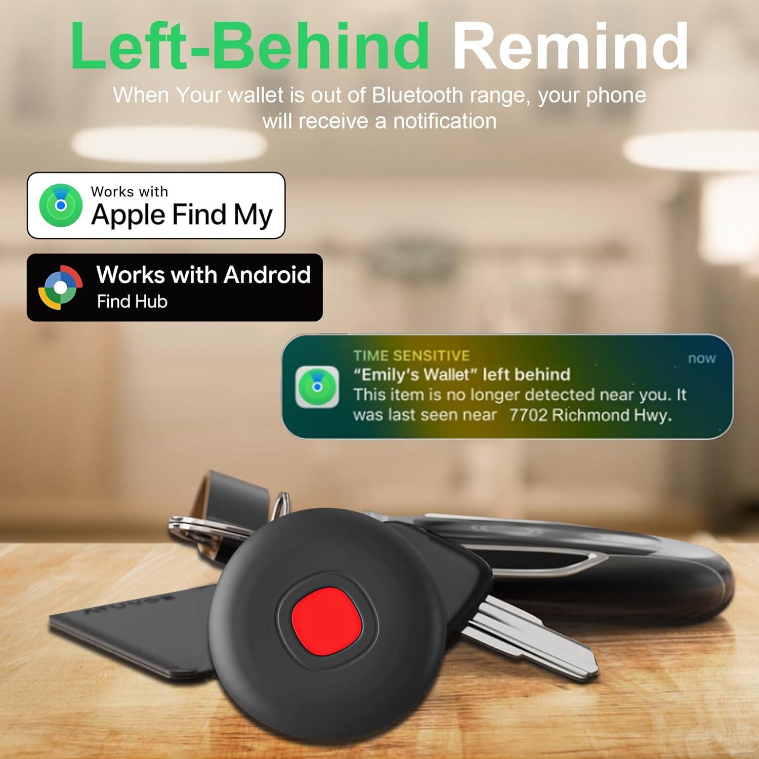 Etiquetas de Seguimiento Bluetooth Fortunepro W Tag - Paquete de 4, Impermeables, iOS/Android