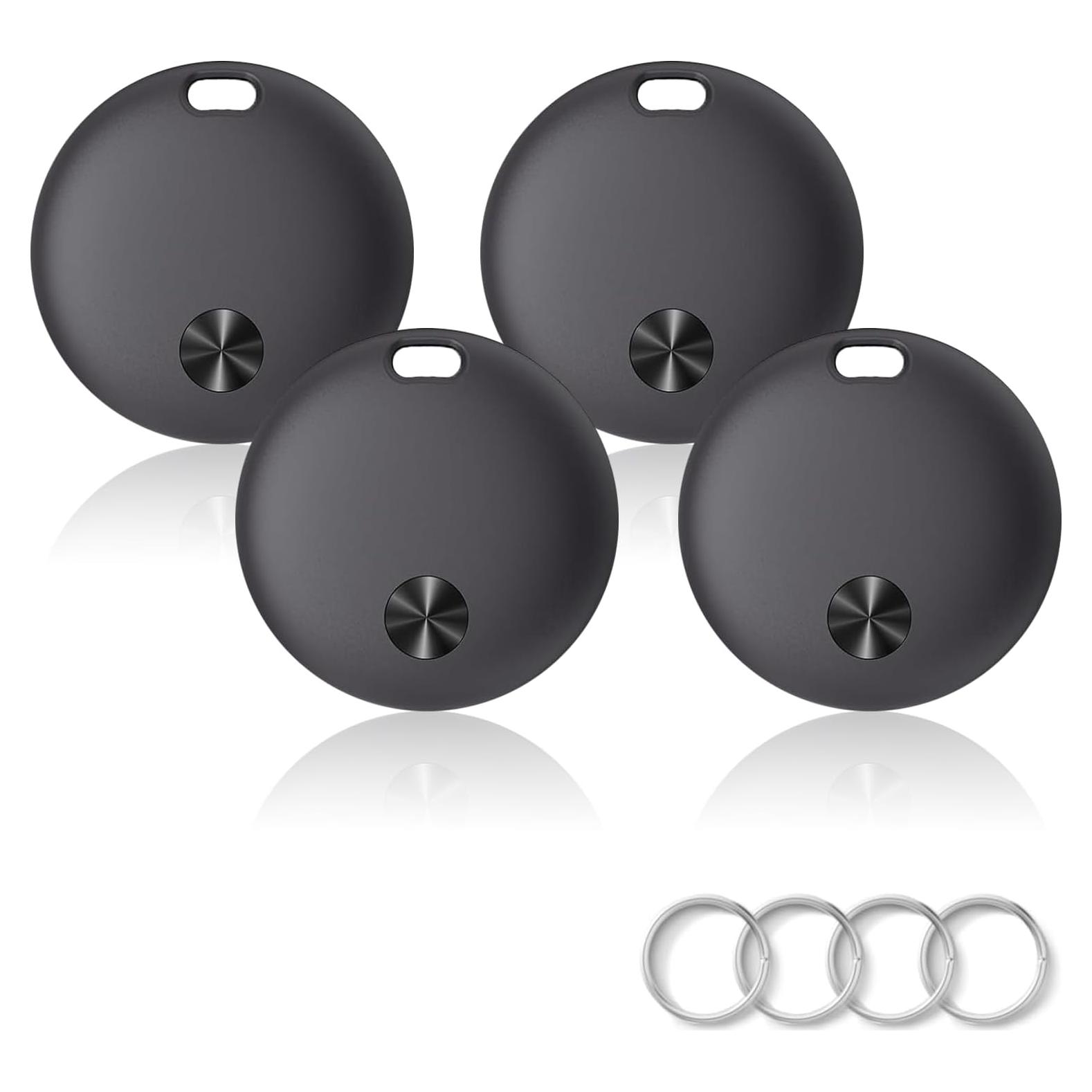 Etiquetas de Seguimiento Bluetooth IMSVEPR - Paquete de 4, Negro