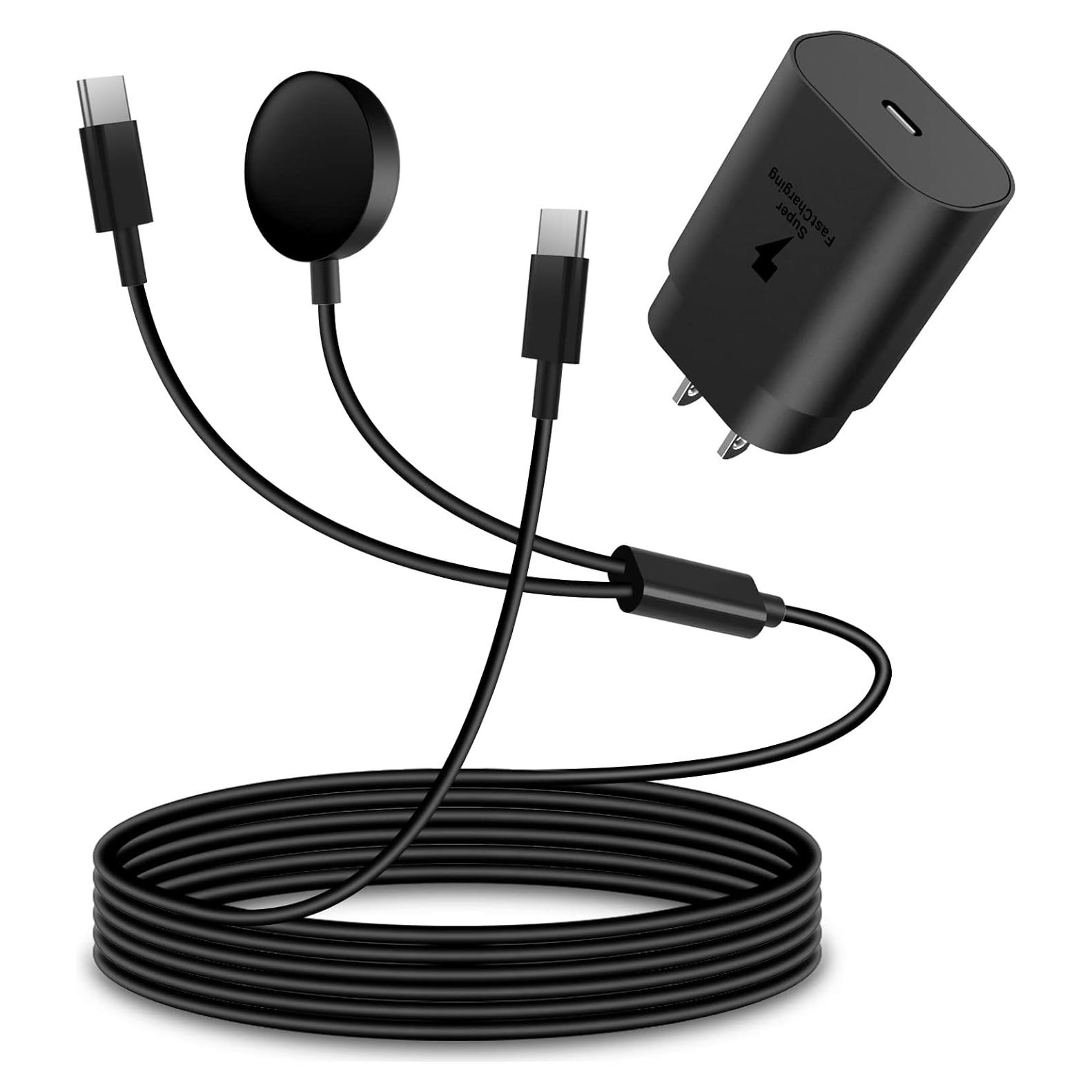 Cargador Rápido USB C 25W Samsung Galaxy Watch y S25/S24