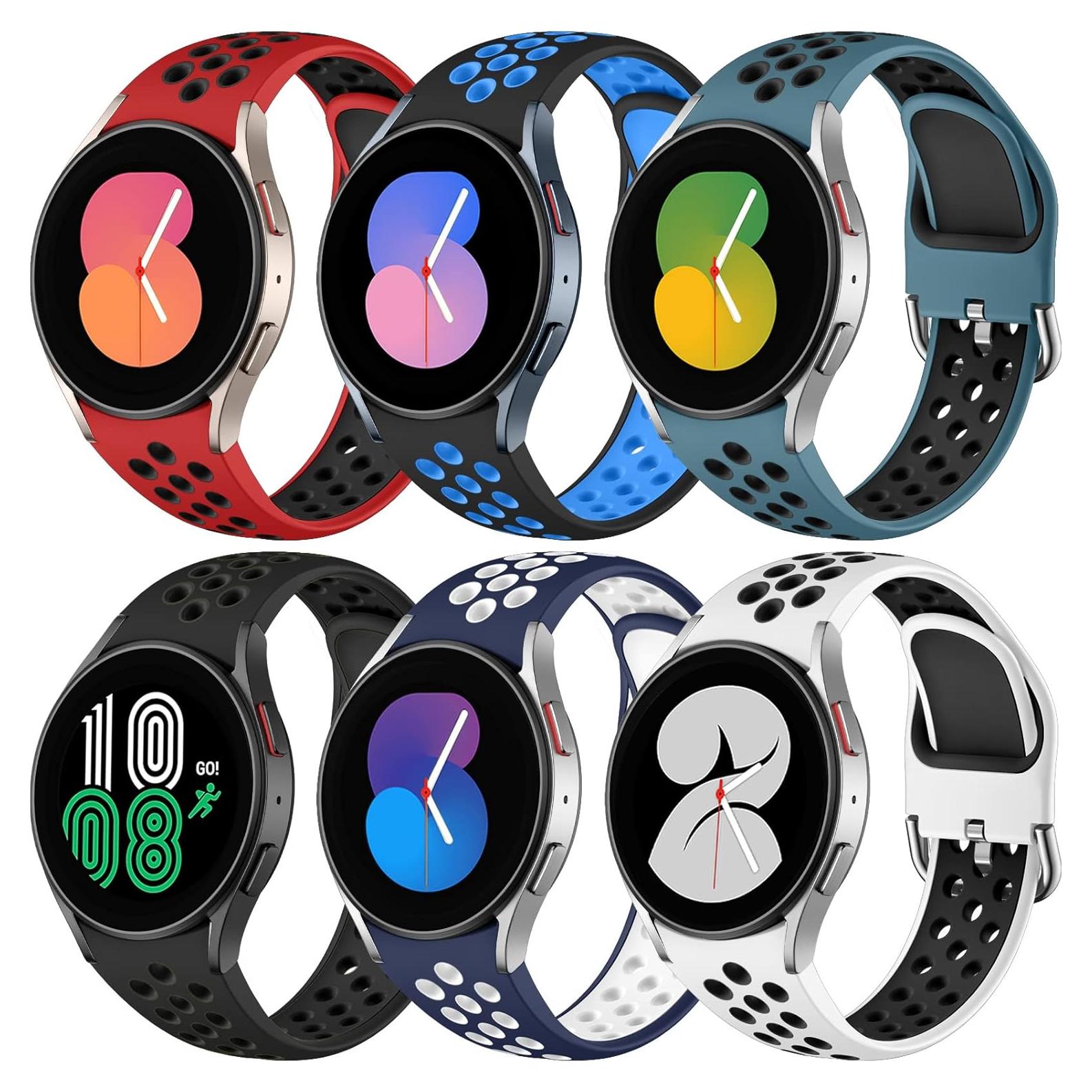 6 Bandas de Silicona Suave DaQin para Samsung Galaxy Watch