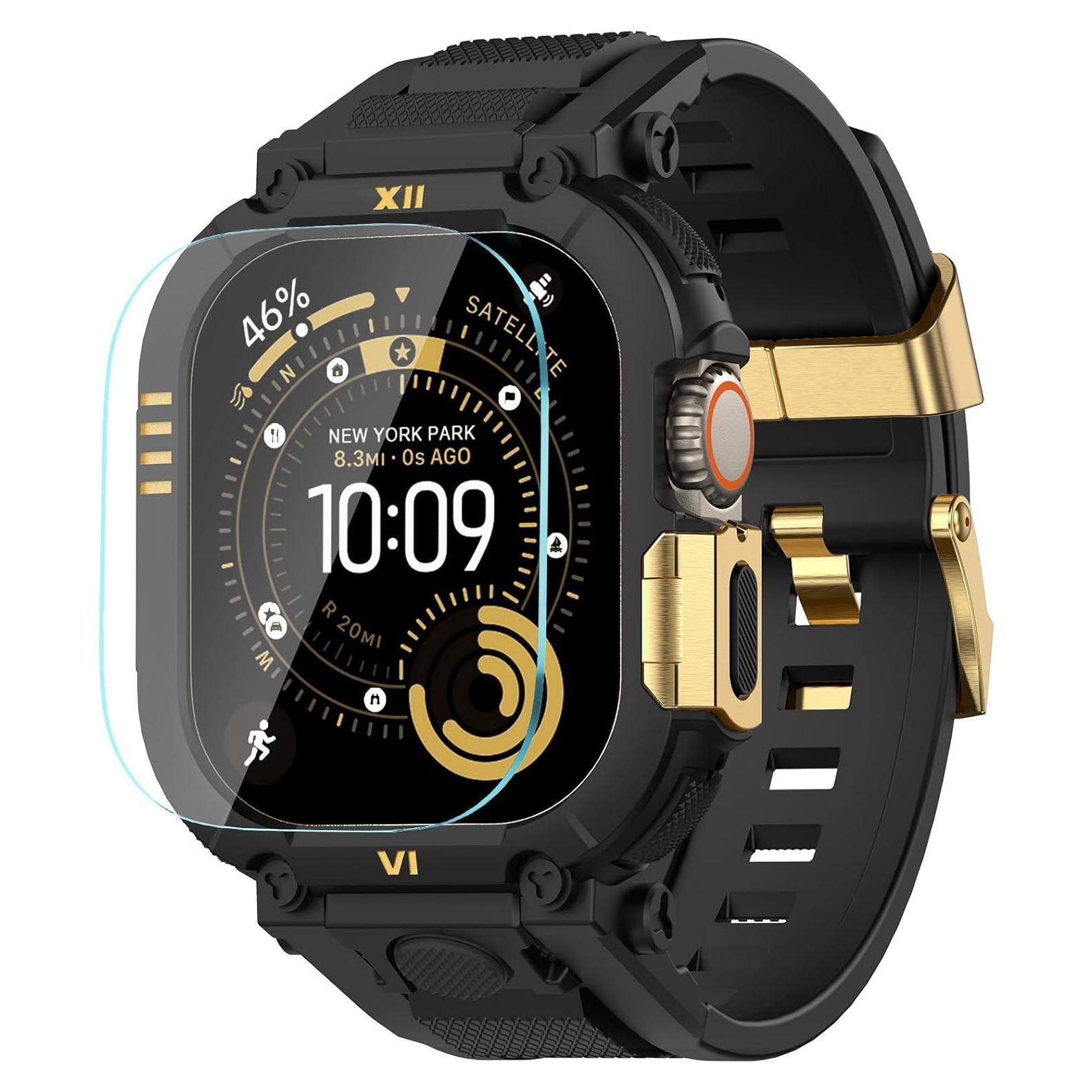 Banda Deportiva Resistente XYF para Apple Watch Ultra 49mm y Series 44mm