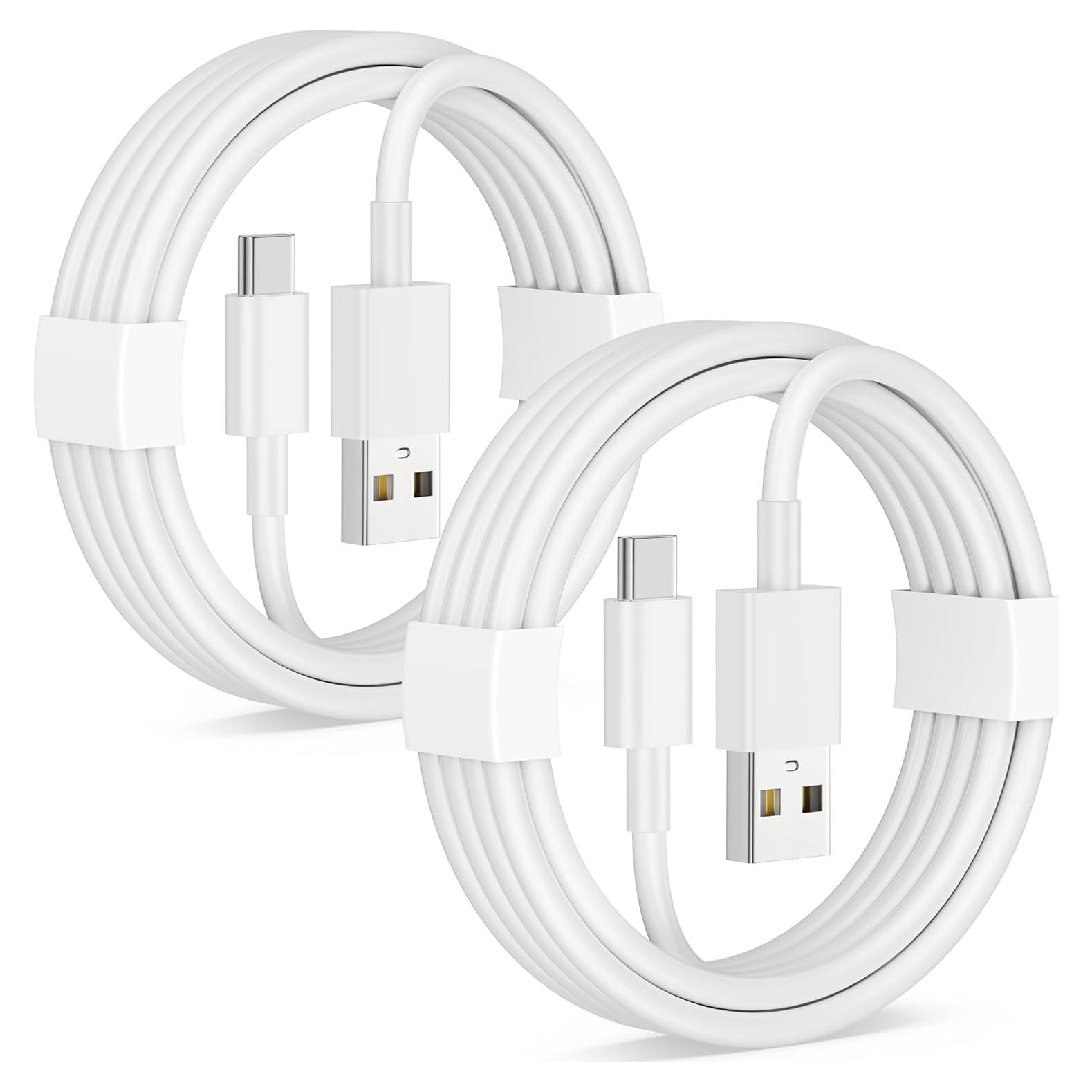 Cable CarPlay USB A a USB C WIDAQUO 3FT - 2 Paquete para iPhone 17/16/15