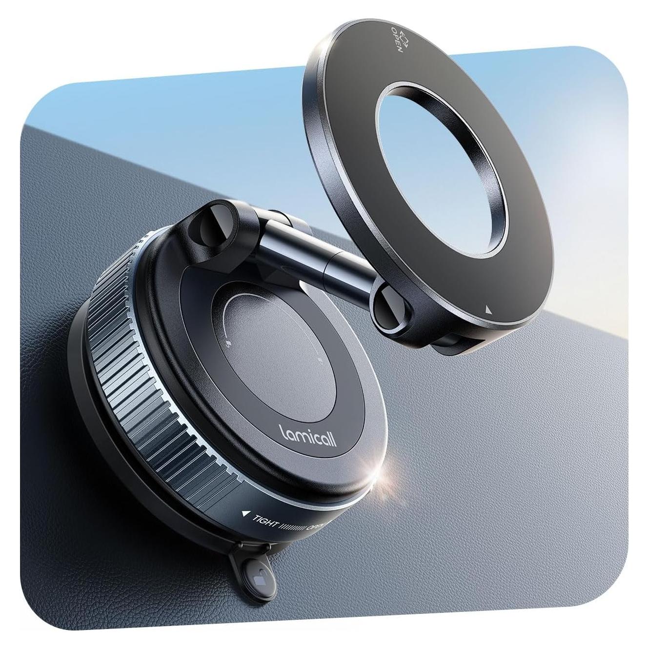 Soporte para Teléfono de Coche Lamicall STCD10 - Magnético 360°