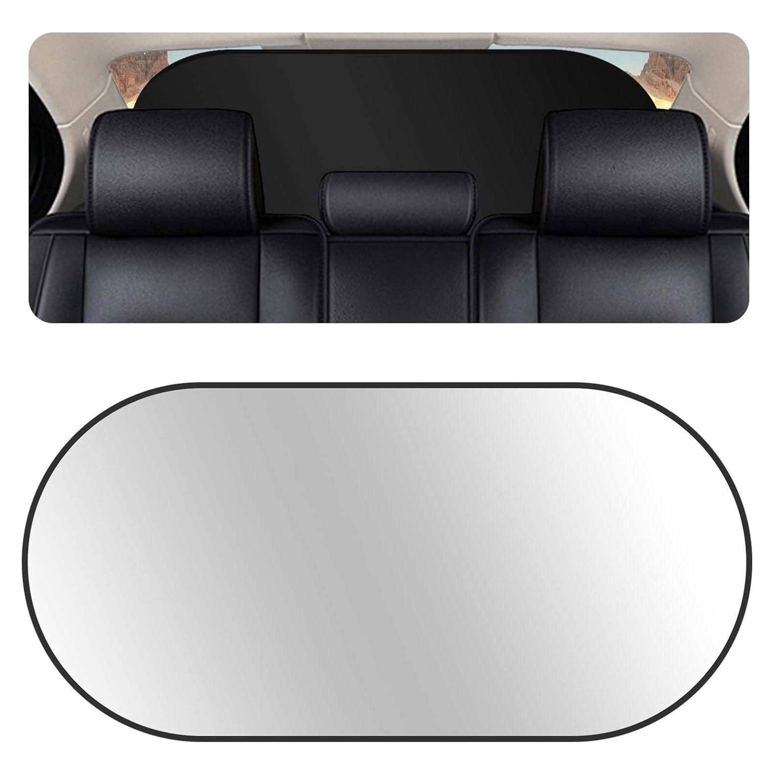 Sombrilla Trasera para Coche Carleef 100x50 cm con Ventosas