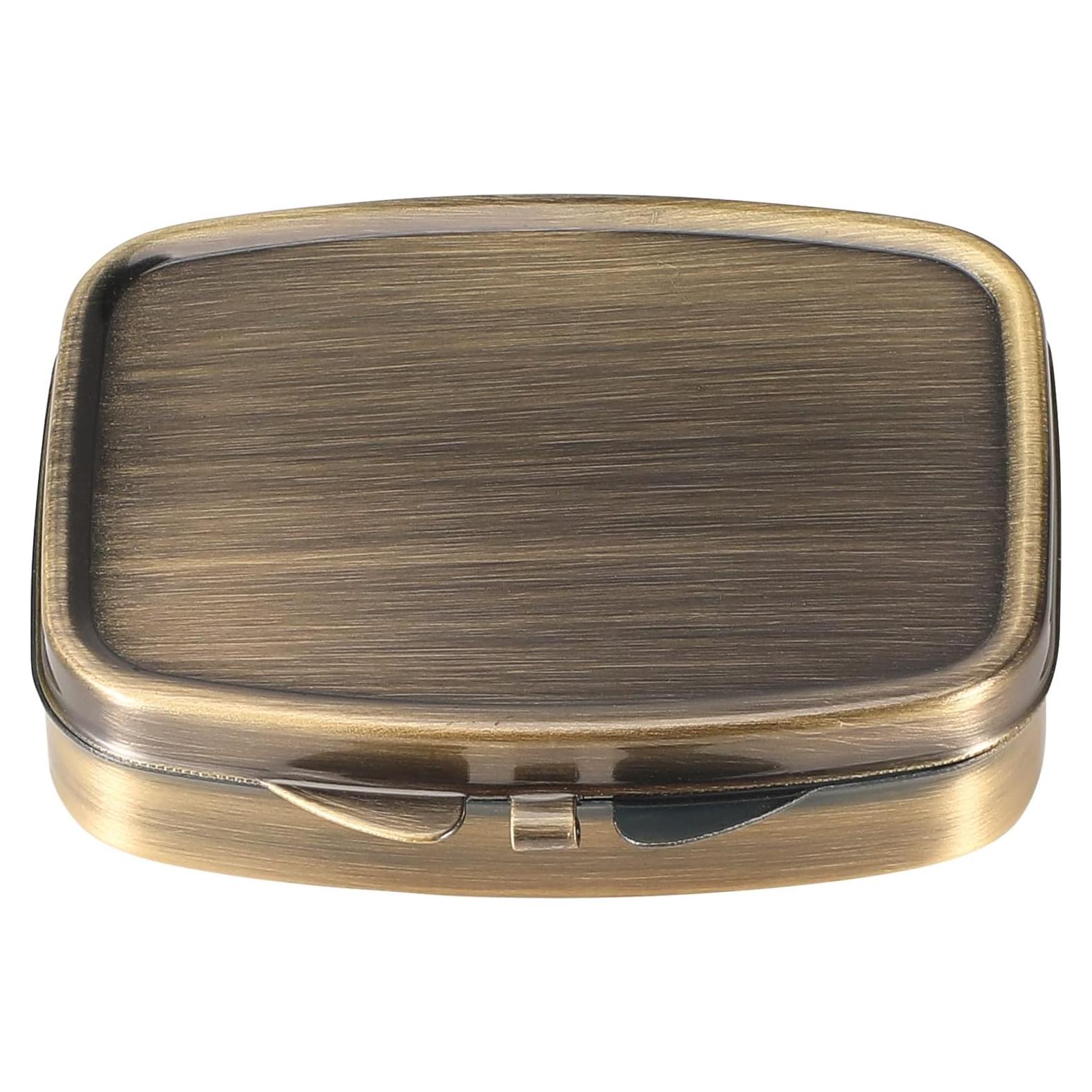 Caja de Pastillas Dynippy con Espejo Retro 2 Compartimentos