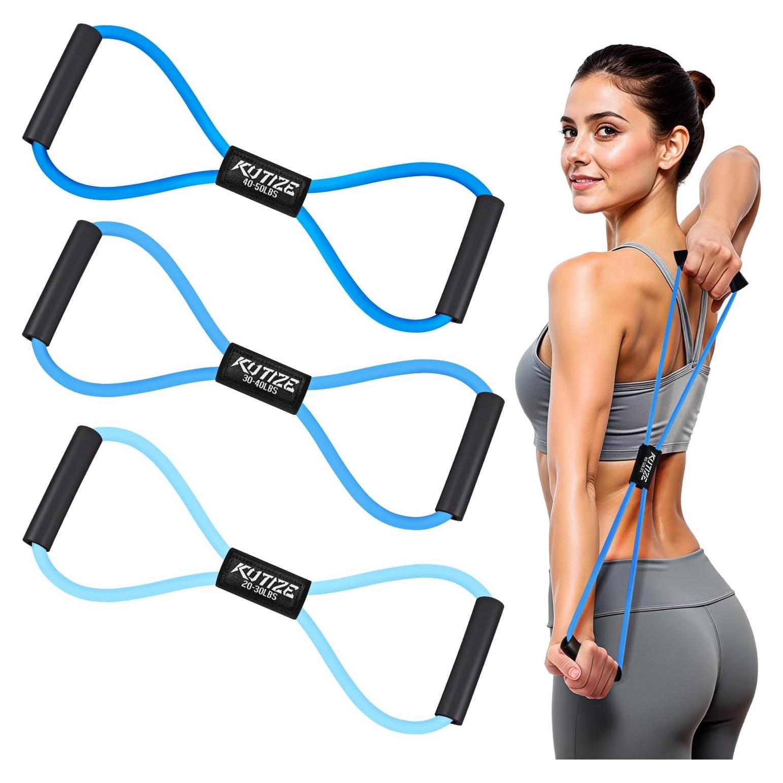 Bandas de Resistencia en Forma de 8 KUTIZE para Ejercicio