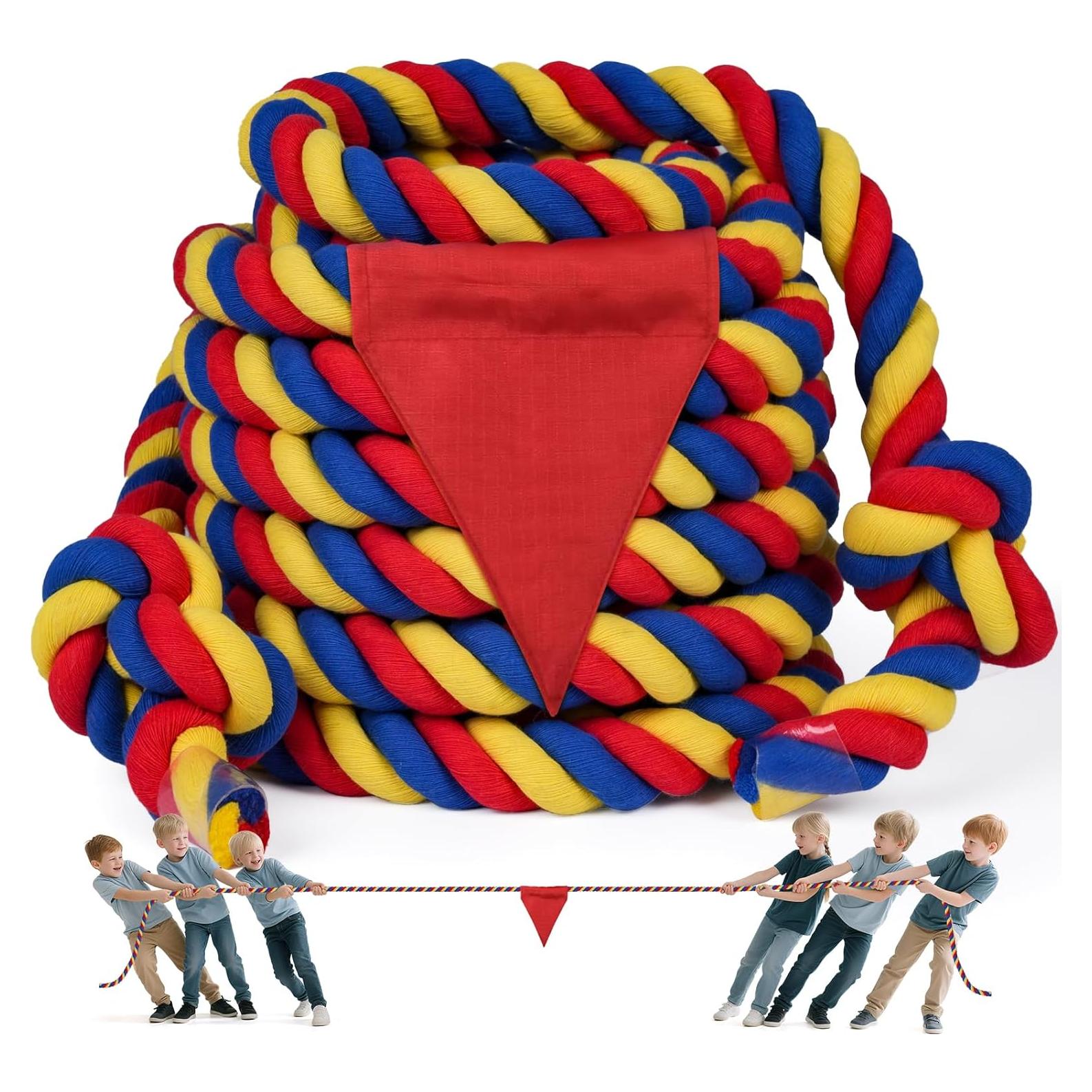 Cuerda de Tirar de Guerra X XBEN 10.67m para Niños y Adultos