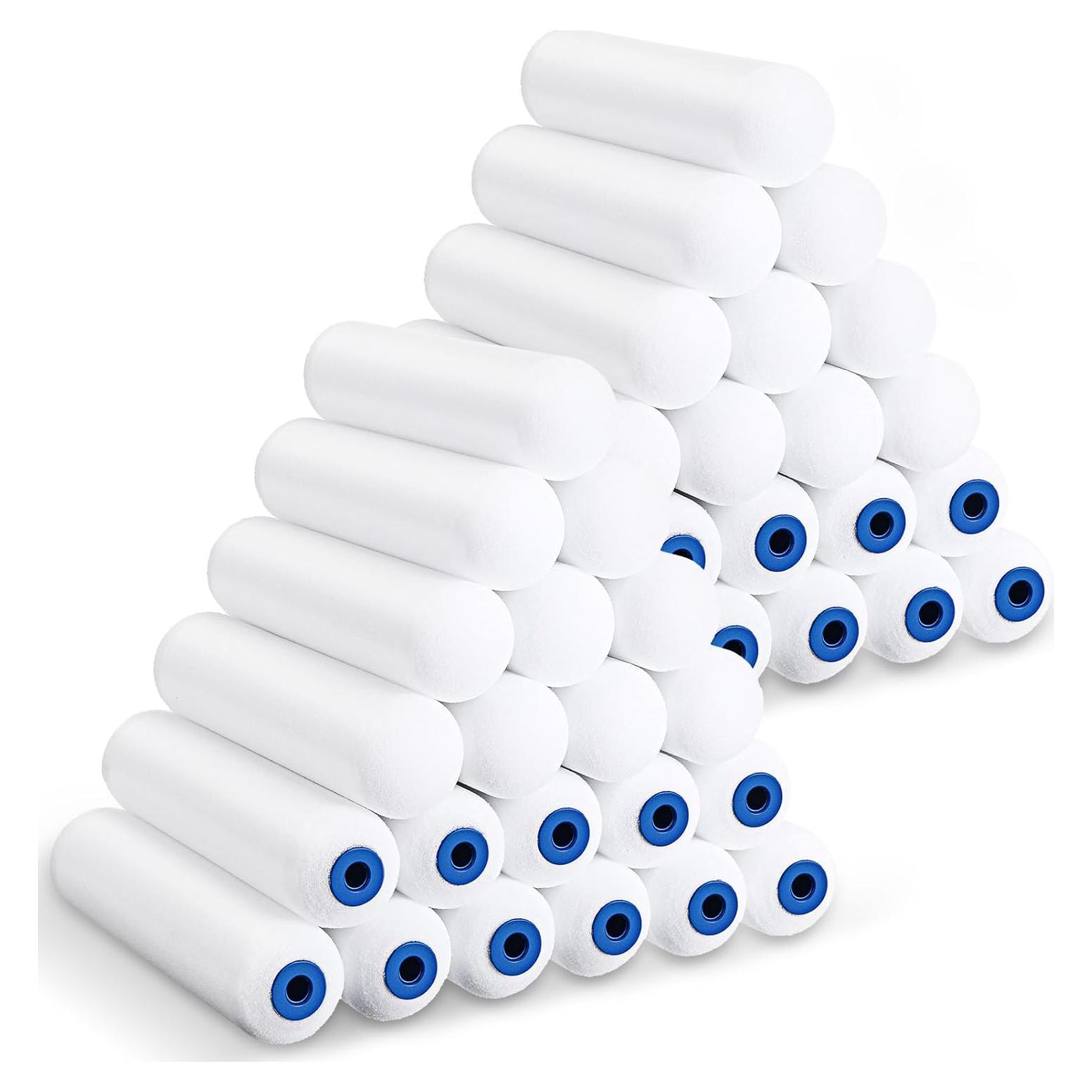 40 Fundas de Rodillo de Pintura Nuenen 15.24 cm Espuma Alta Densidad