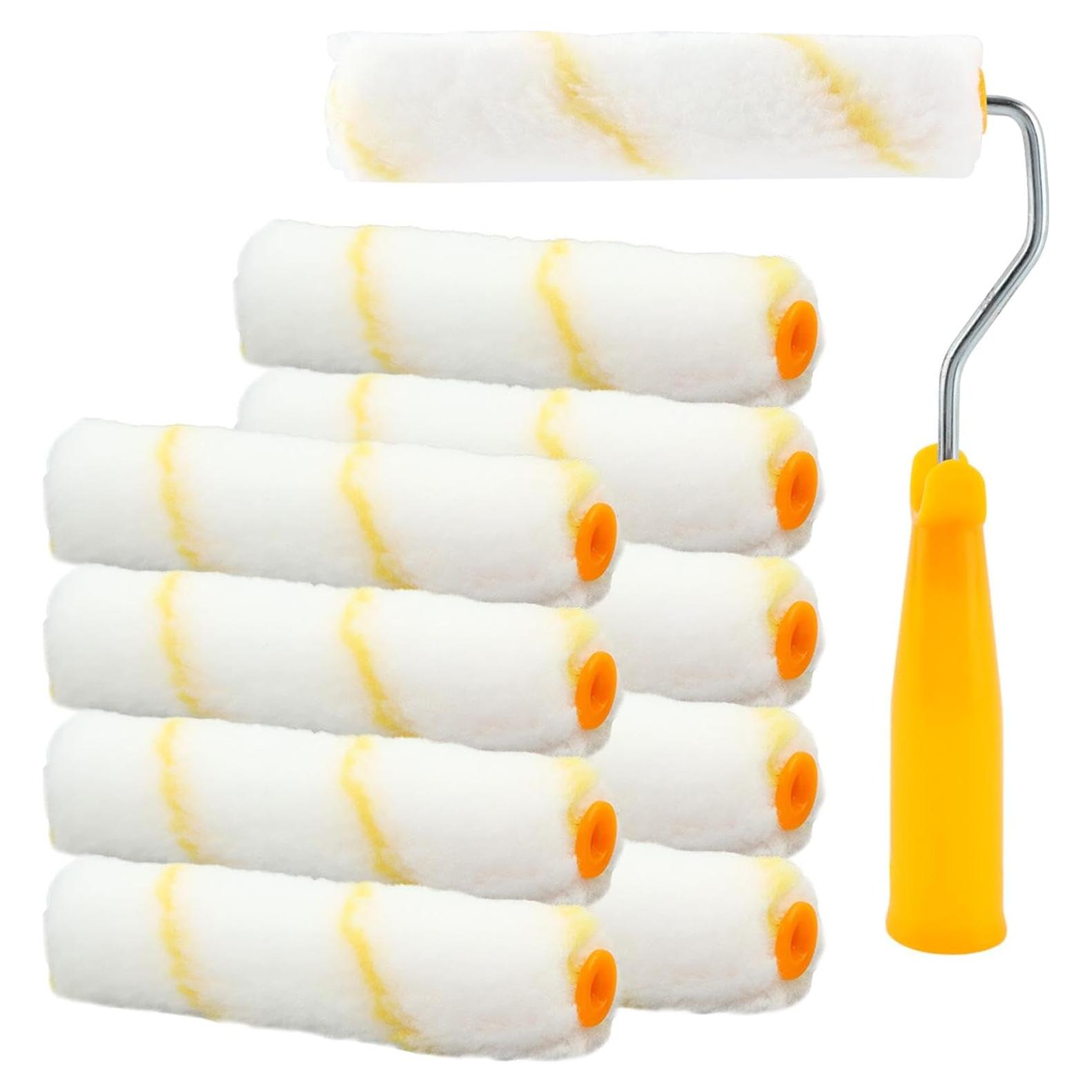 Rodillo de Pintura Mini Trasylph 15x4 cm con 10 Fundas