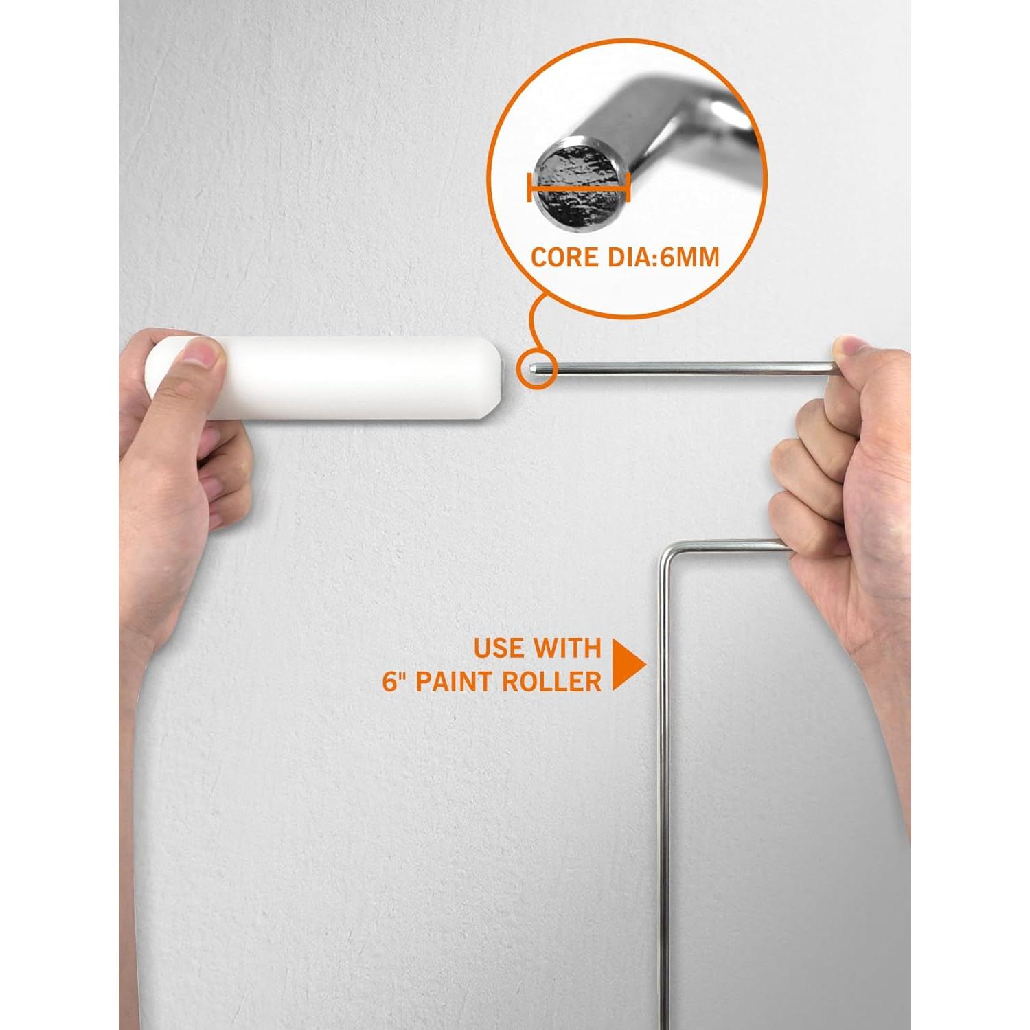 Cubiertas de Rodillo de Pintura ROLLINGDOG 15.24 cm - 10 Piezas