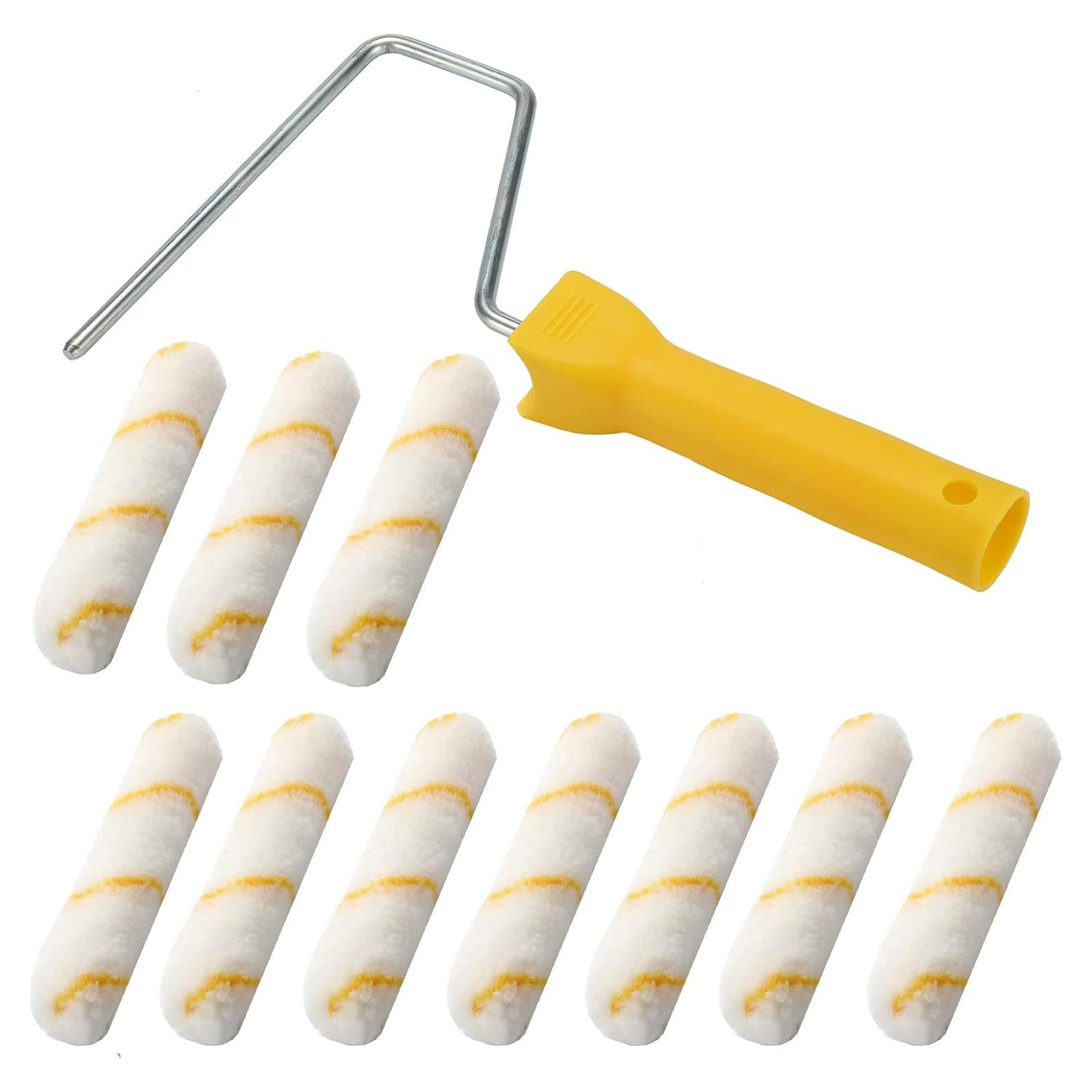 Kit de Rodillo de Pintura Mini NJ 6" con 10 Fundas