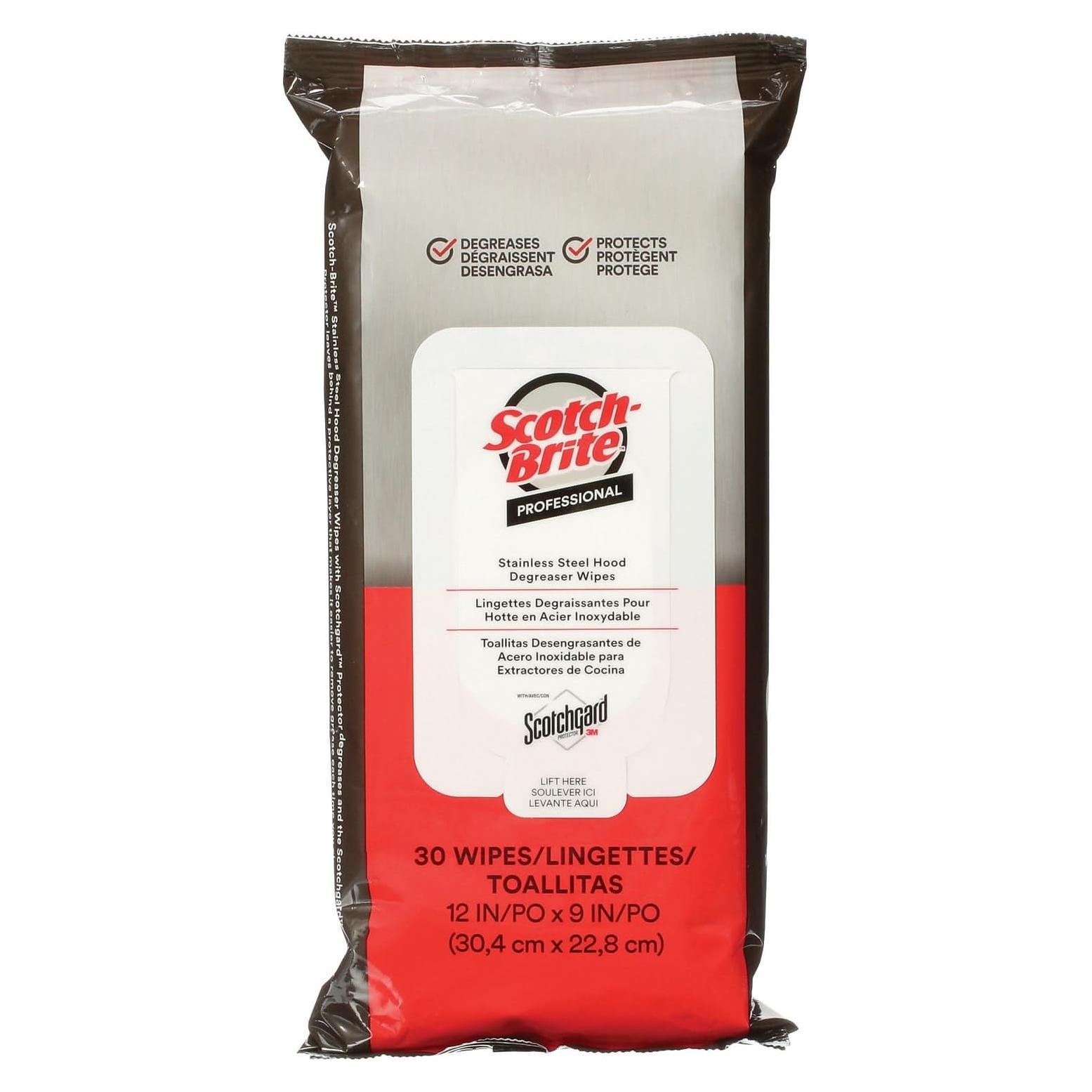 Toallitas Desengrasantes Scotch-Brite 30 Unidades con Protector