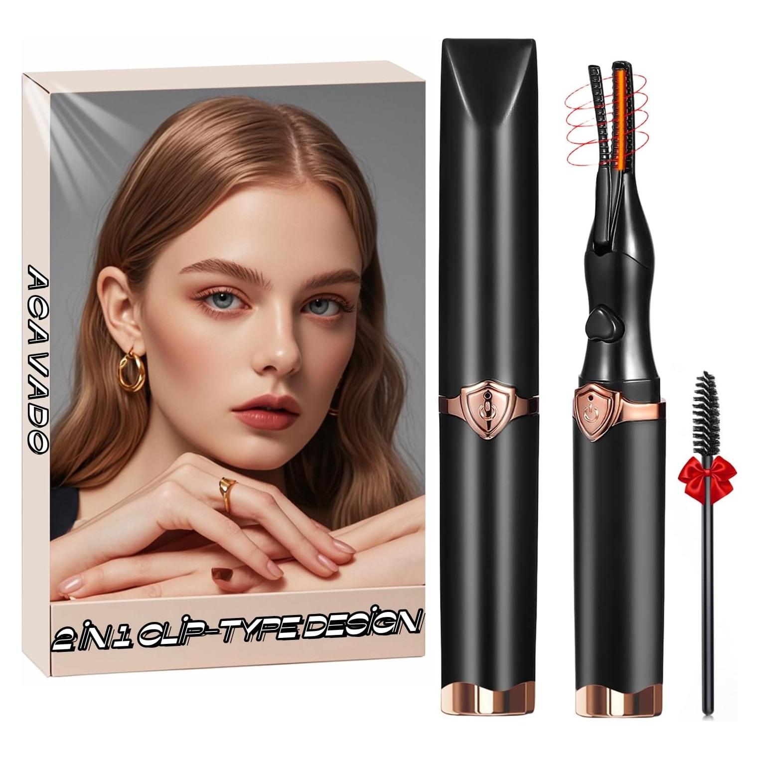 Rizador de Pestañas Calentado Acavado - 3 Modos de Calor