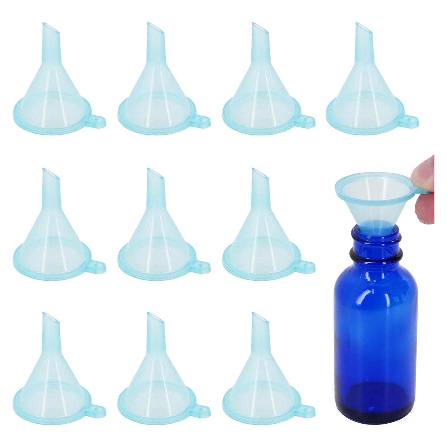 Paquete de 10 Mini Embudos Plásticos eispap para Cocina y Laboratorio
