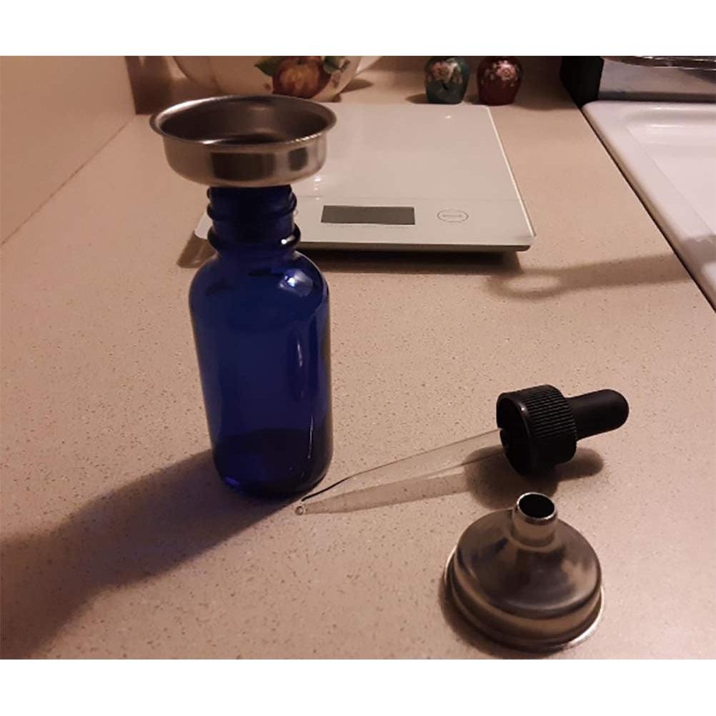 12 Mini Embudos Acero Inoxidable 3.68 cm YIKANGHENG