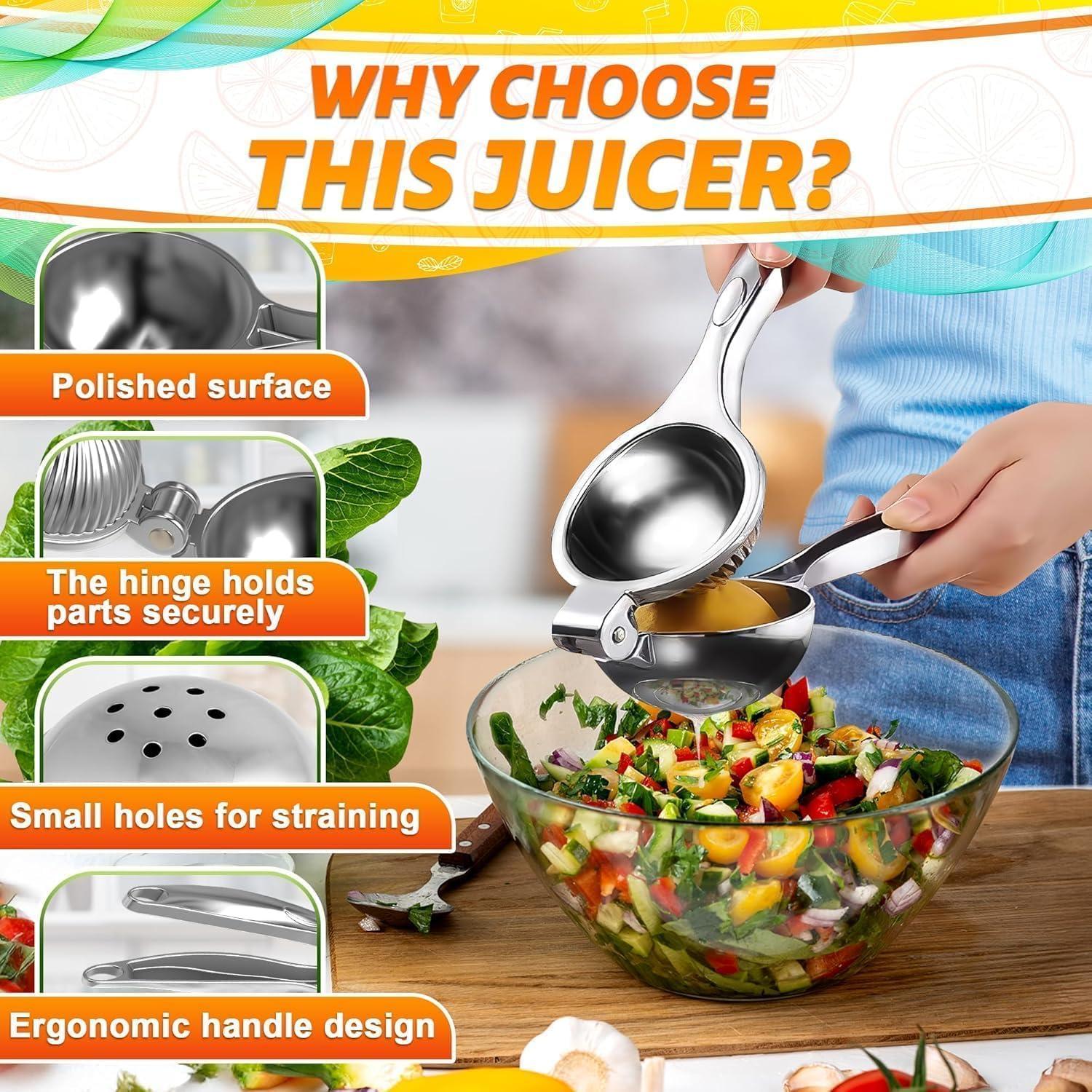 Exprimidor de Limón Manual LEGLO de Acero Inoxidable 380g