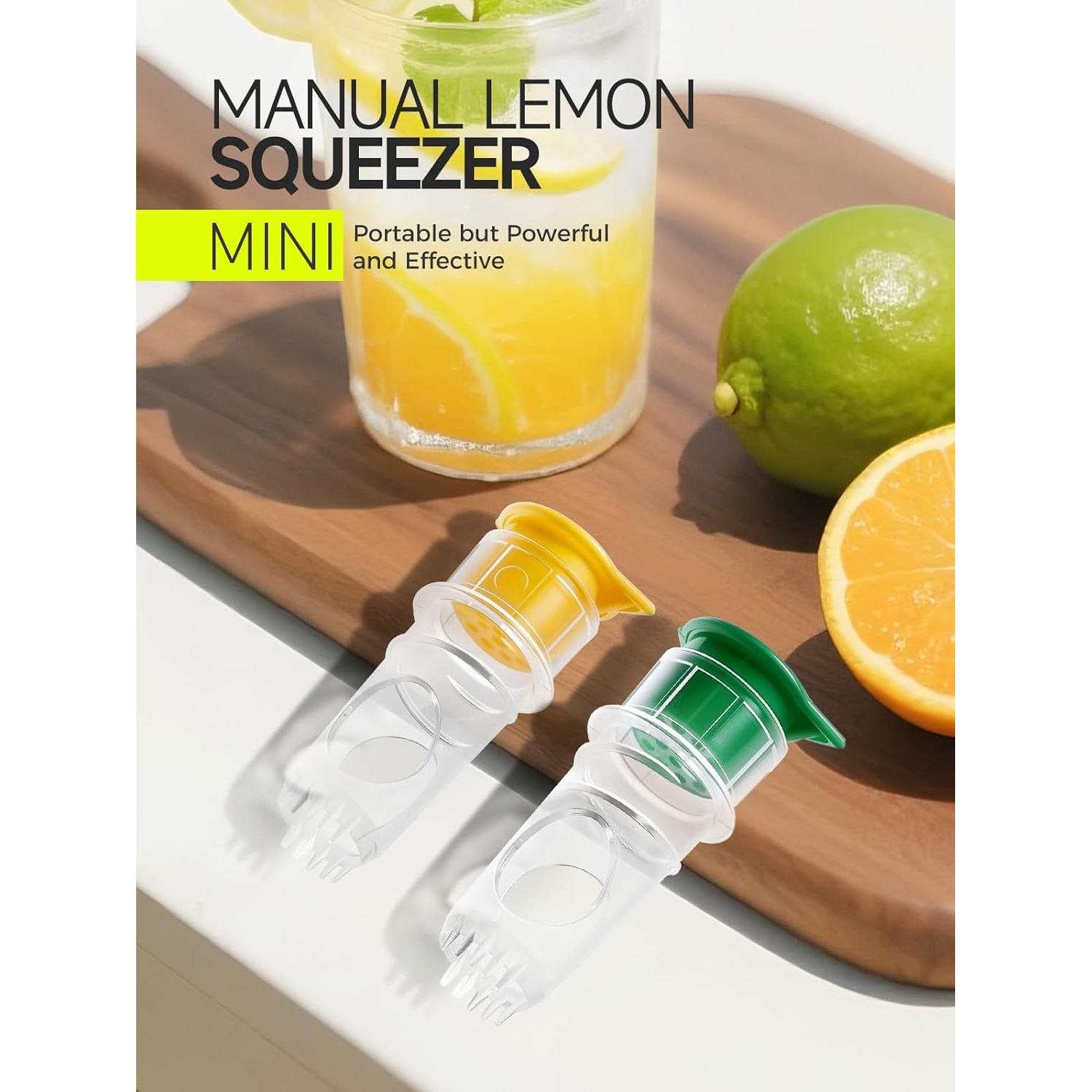 Exprimidor Manual de Limón JGLXF 4 Piezas con Filtro