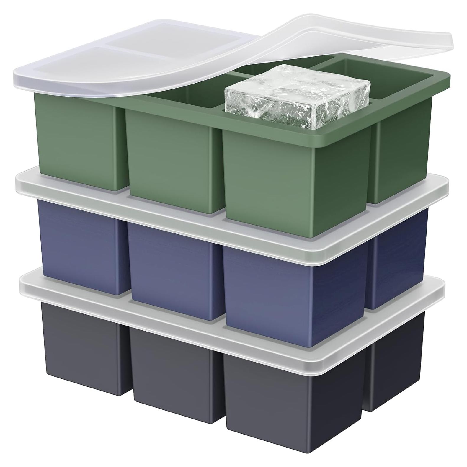 Bandeja de Hielo Grande GGUW para Whisky - 18 Cubos 5 cm