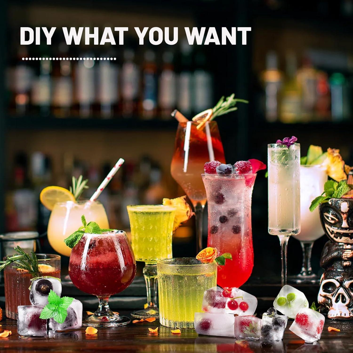 Bandejas de Hielo de Silicona Xyuetia 42 Cubos Apilables Verde