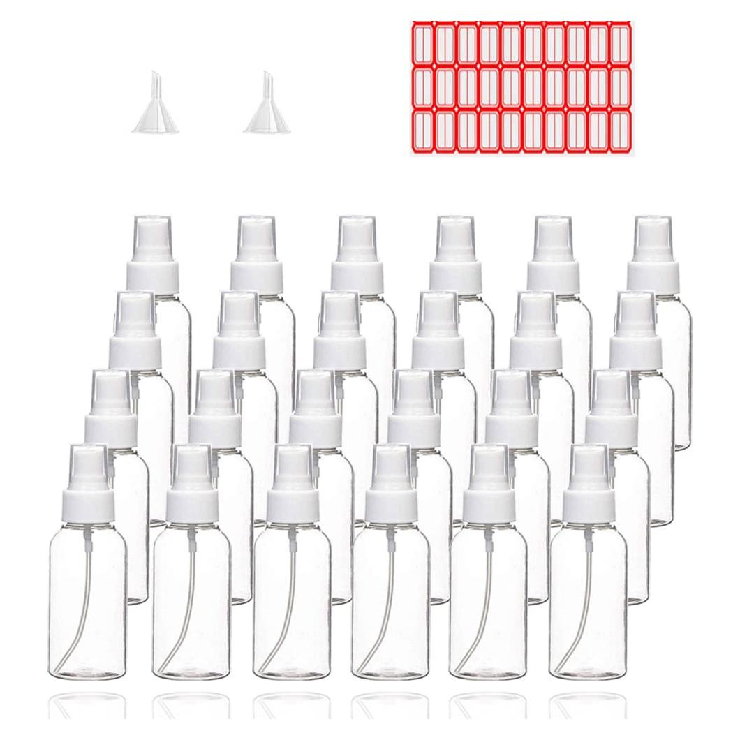 Set de 24 Botellas de Spray TINFO 50ml Reutilizables