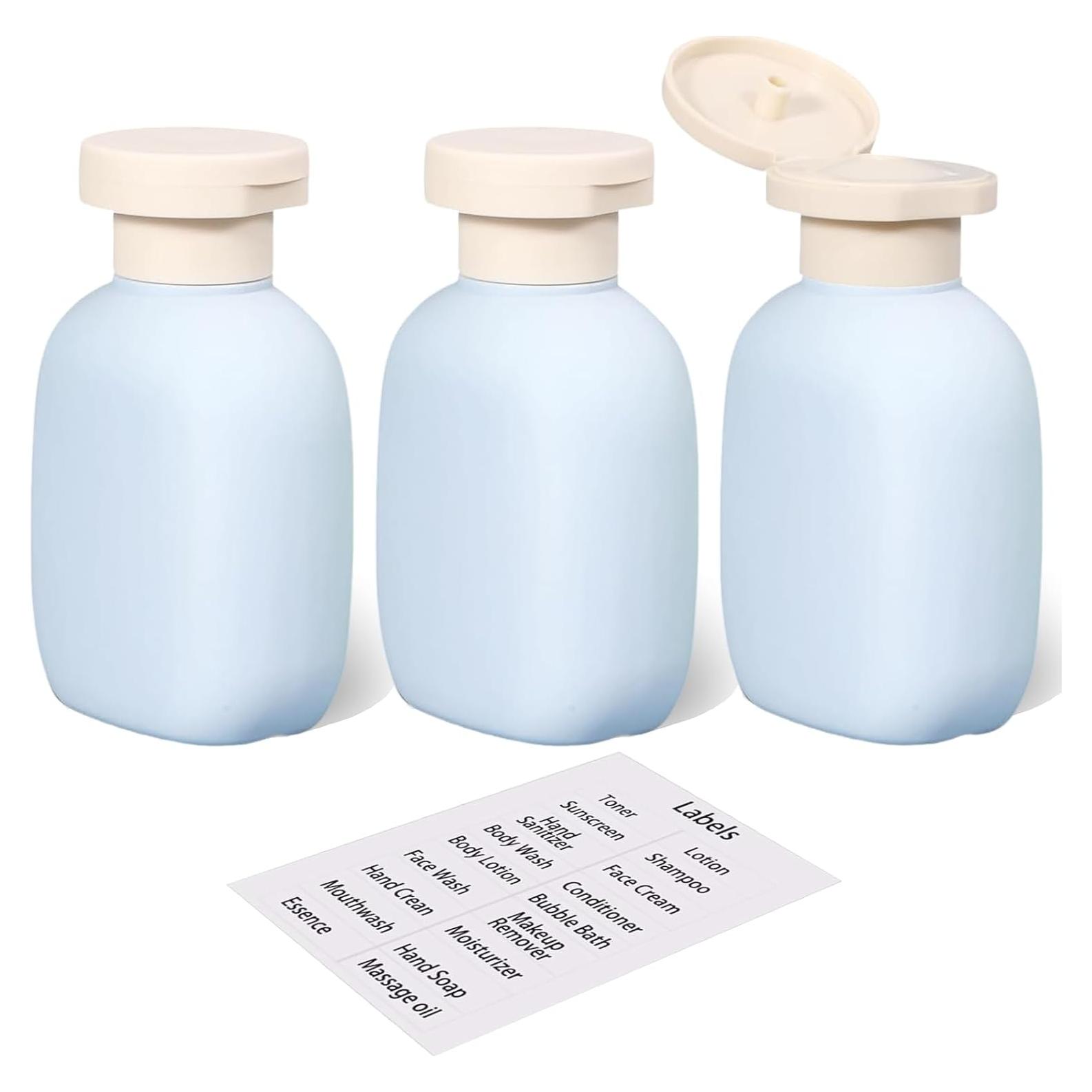 Set de 3 Botellas Reutilizables 100 ml para Viaje Genérico