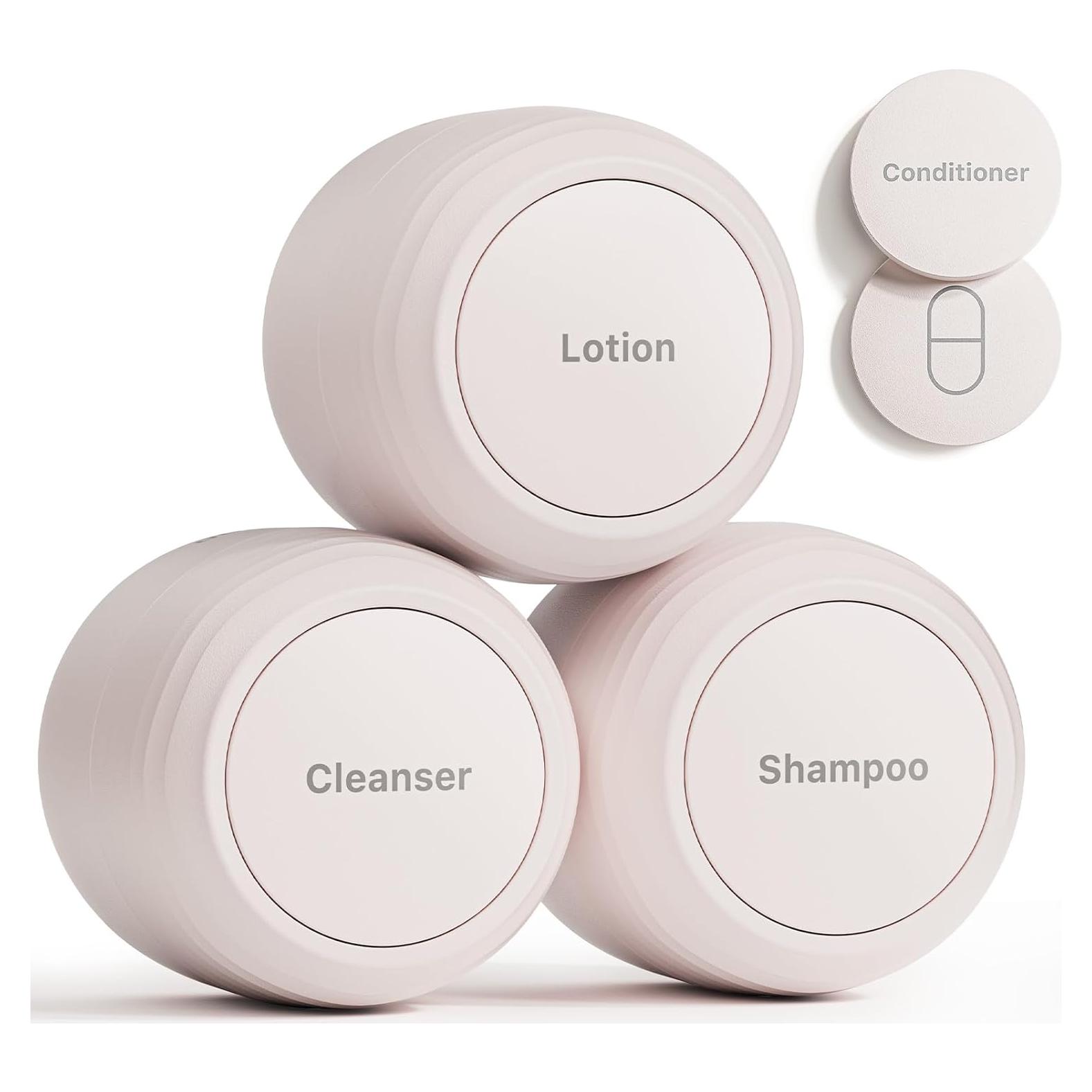 Juego de Tarros de Aseo de Viaje Trimcoo 30ml a Prueba de Fugas