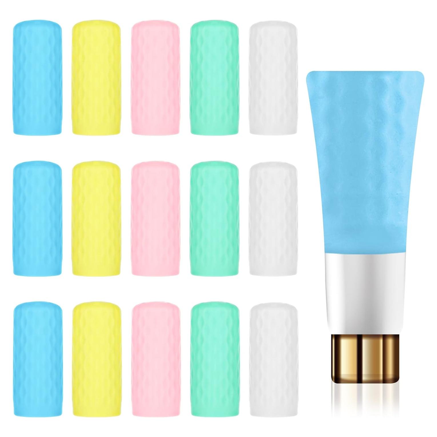 15 Fundas de Silicona Kifmurase para Botellas de Viaje