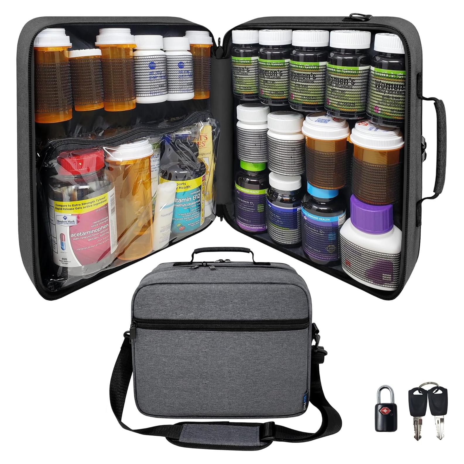 Organizador de Medicamentos StarPlus2 Extra Grande con Candado