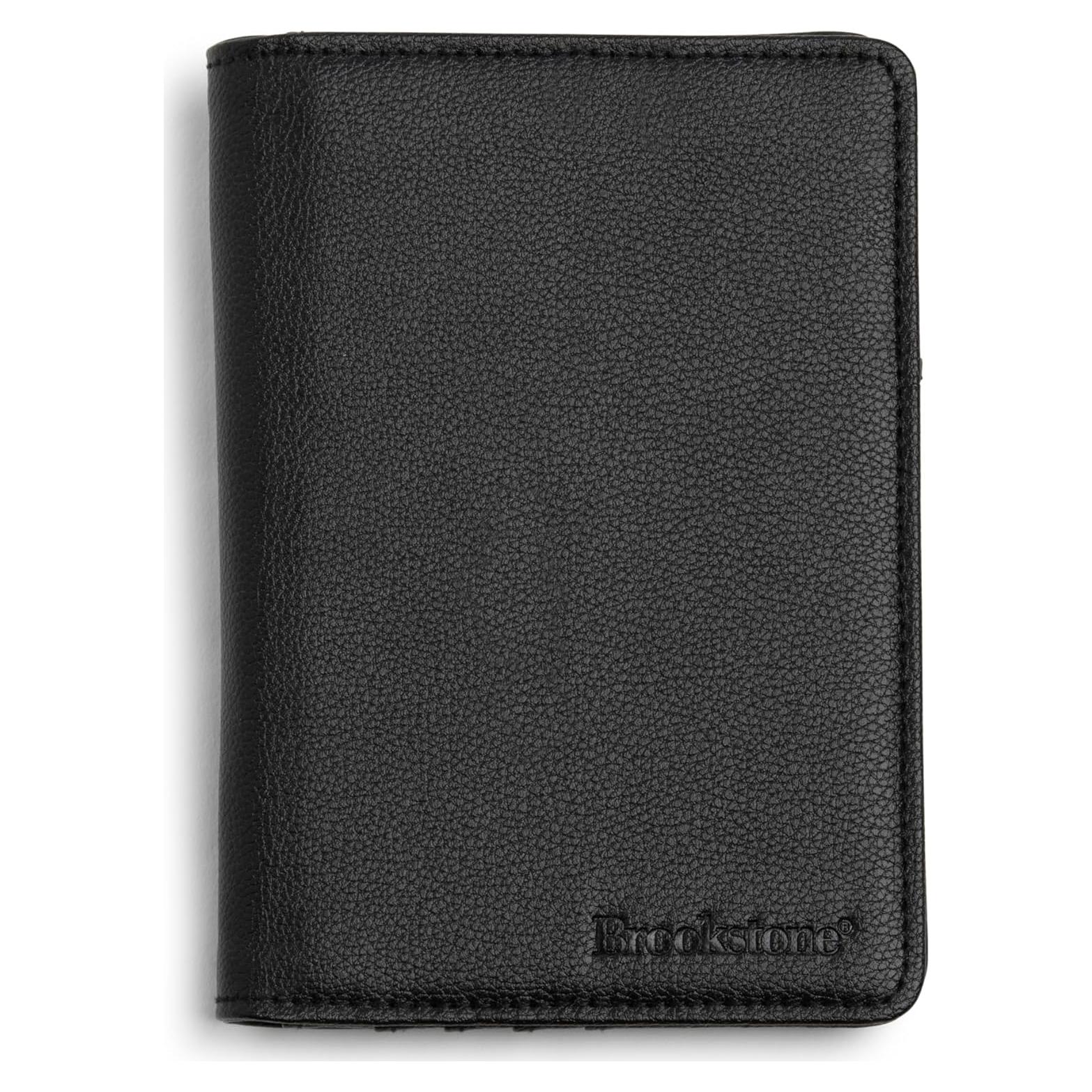 Cartera de Pasaporte Brookstone con Bloqueo RFID Negra