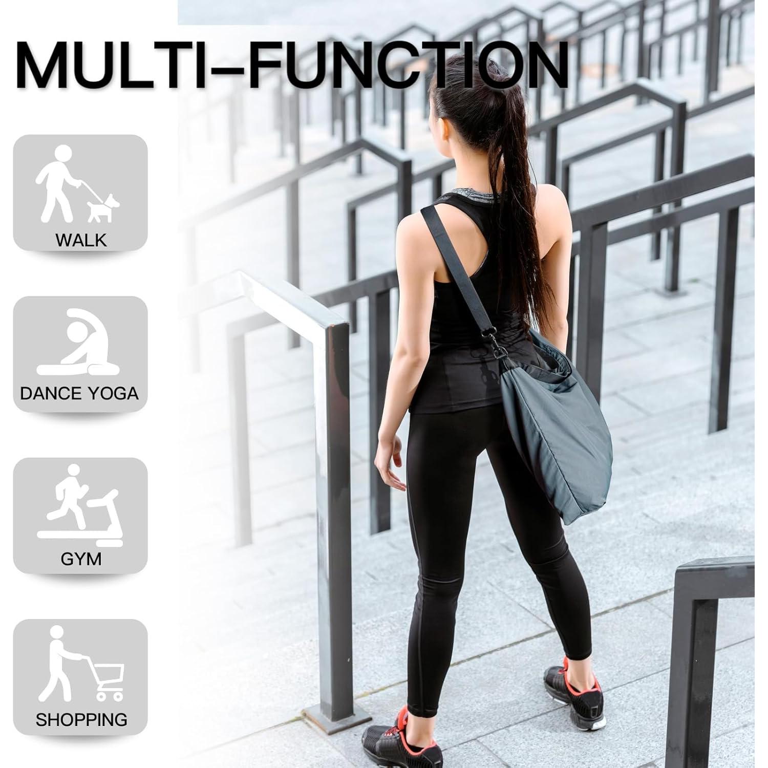 Bolsa Cruzada Plegable Fynarzel 16L Gris - Ligera y Compacta