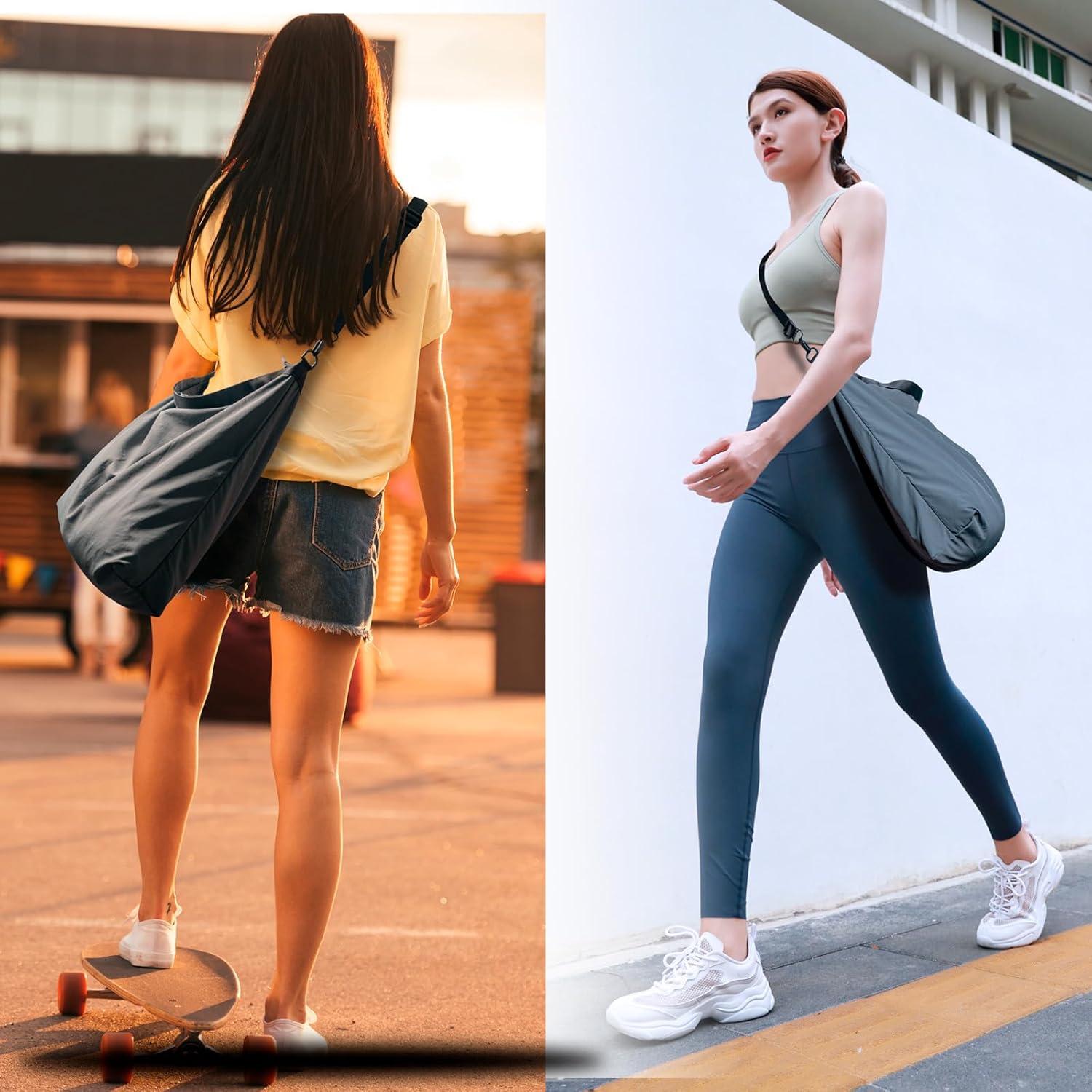 Bolsa Cruzada Plegable Fynarzel 16L Gris - Ligera y Compacta